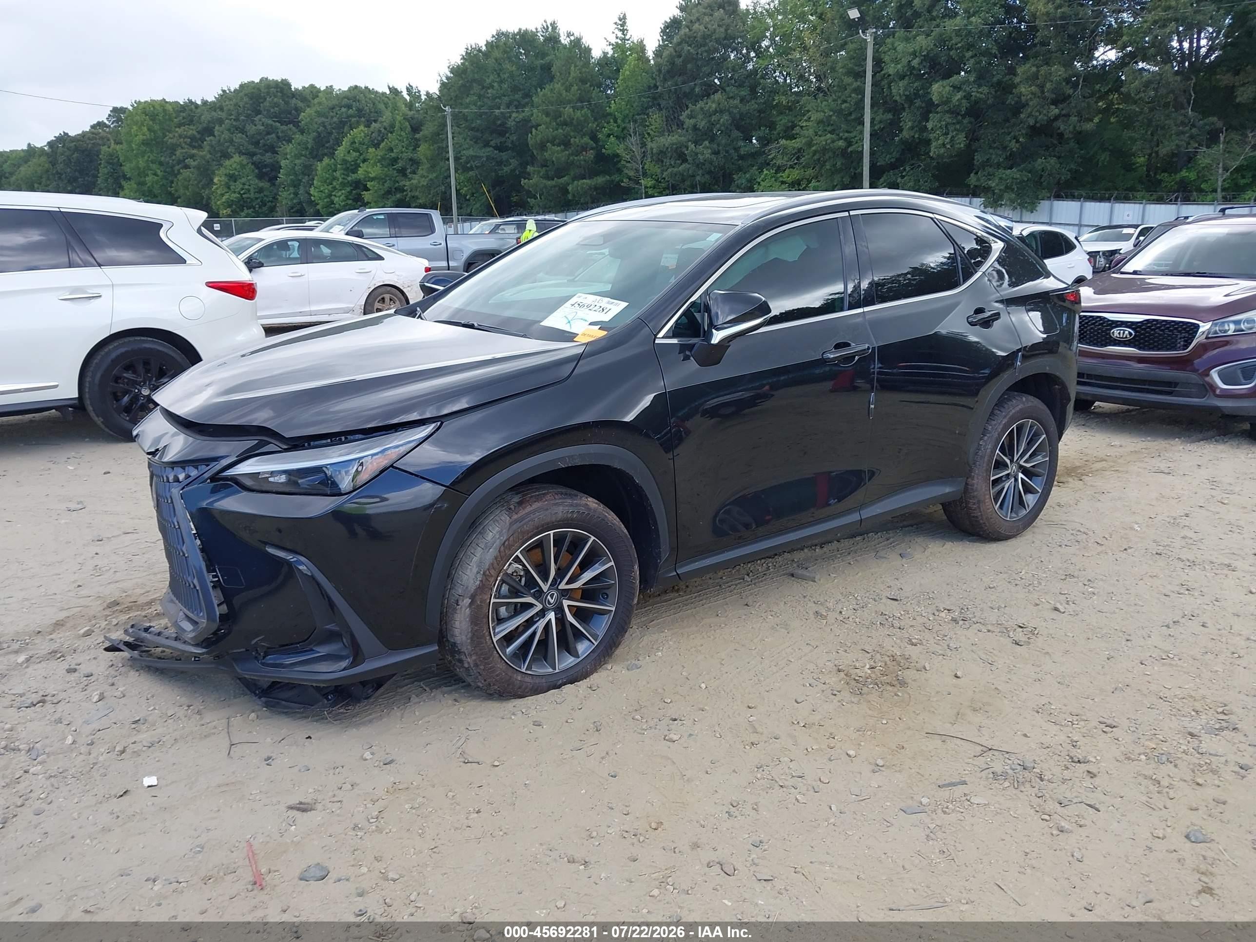 2025 Lexus NX 350h VIN 2T2GKCEZ5SC036773 IAAI salvage auction — Front End, Salvage (Georgia), sold $23,100 on 2026-08-26 (photo 2)