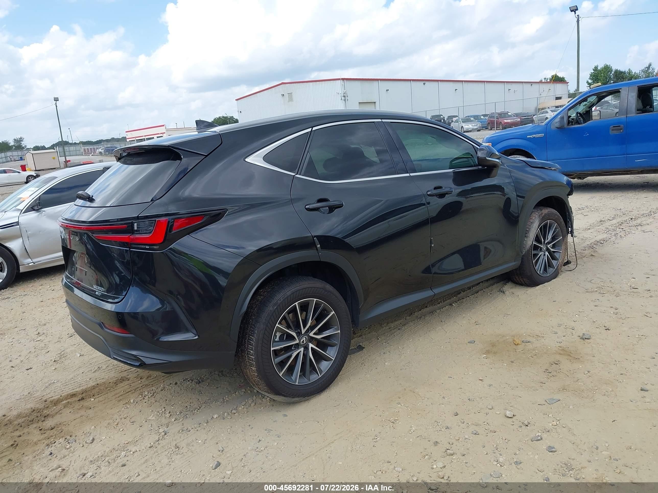 2025 Lexus NX 350h VIN 2T2GKCEZ5SC036773 IAAI salvage auction — Front End, Salvage (Georgia), sold $23,100 on 2026-08-26 (photo 4)