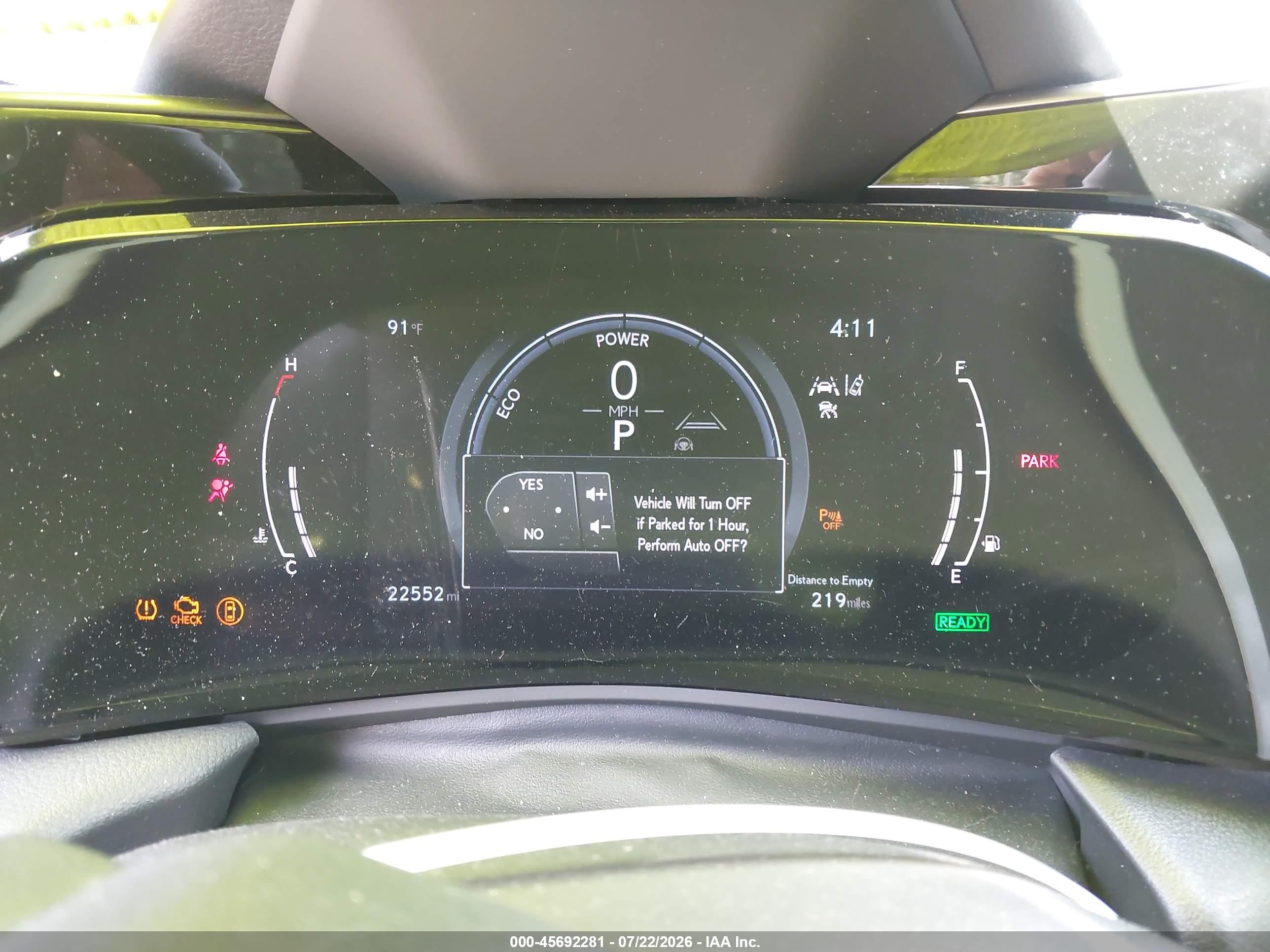 2025 Lexus NX 350h VIN 2T2GKCEZ5SC036773 IAAI salvage auction — Front End, Salvage (Georgia), sold $23,100 on 2026-08-26 (photo 7)