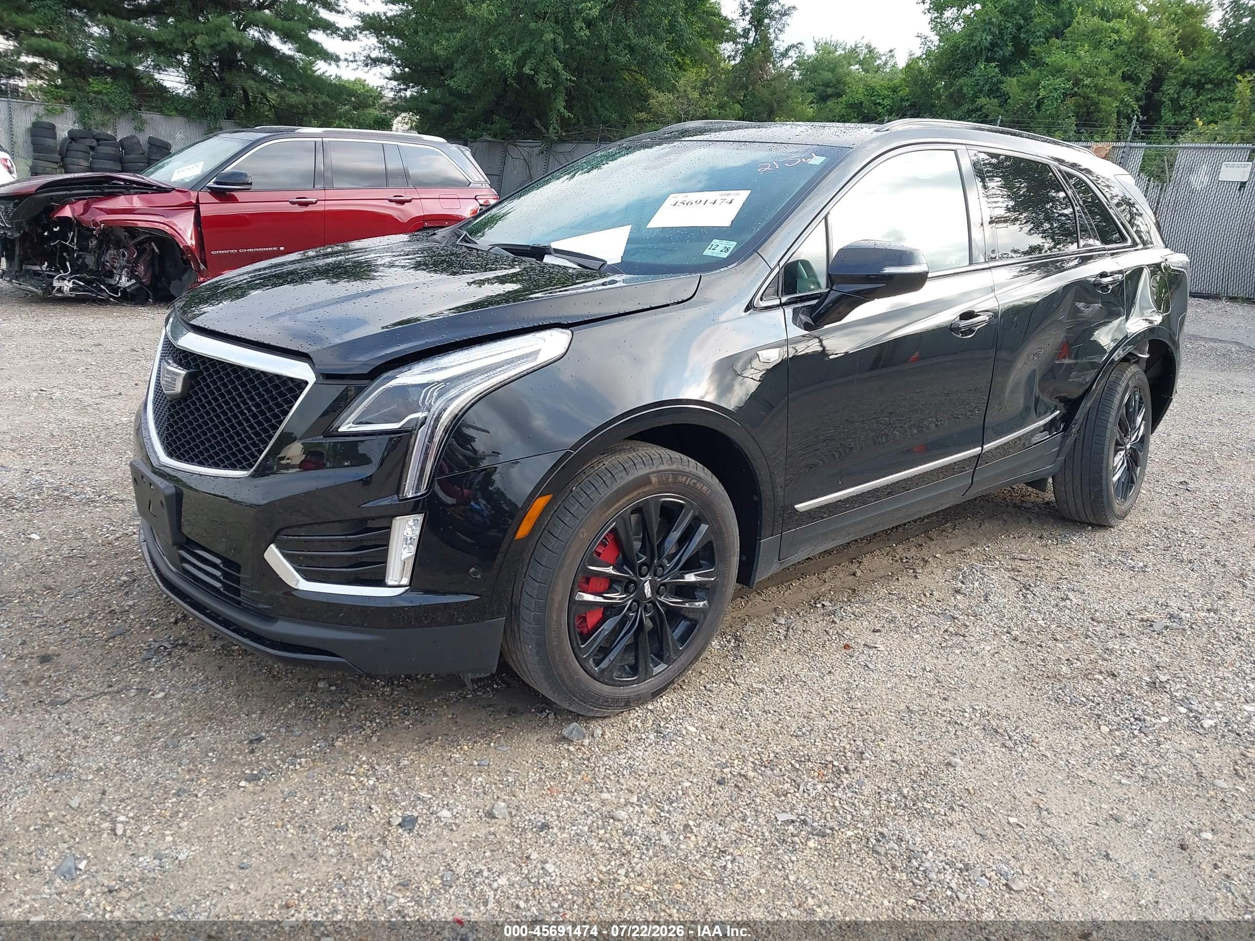 2024 Cadillac XT5 VIN 1GYKNGRS7RZ705694 IAAI salvage auction — Rear End, Salvage (Idaho), sold $9,300 on 2026-09-19 (photo 2)