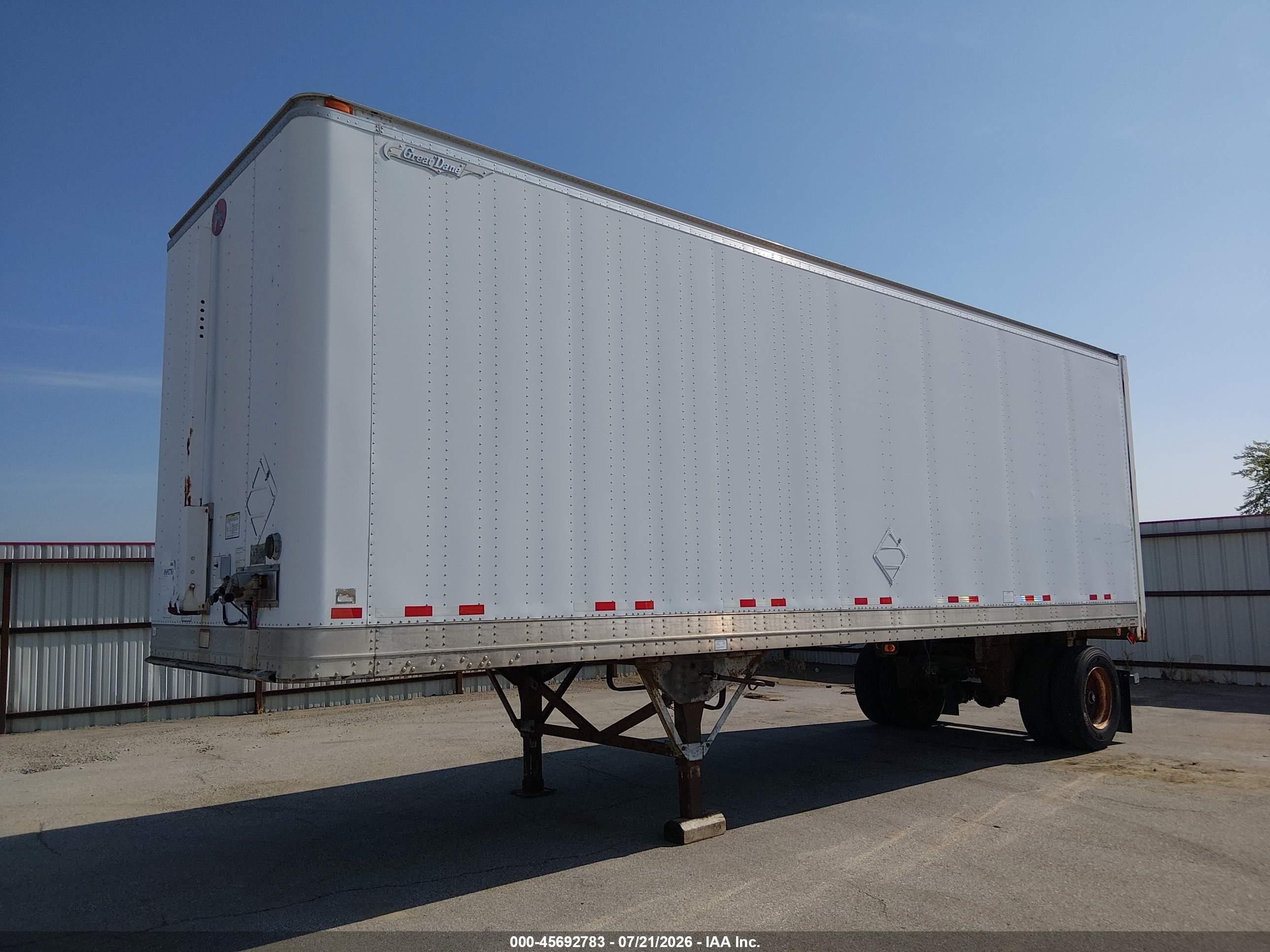 2007 Great Dane Trailers 7311la VIN 1GRAA60147B706468 IAAI salvage auction — Normal Wear, Sf97 (Iowa), sold $50 on 2026-09-16 (photo 2)