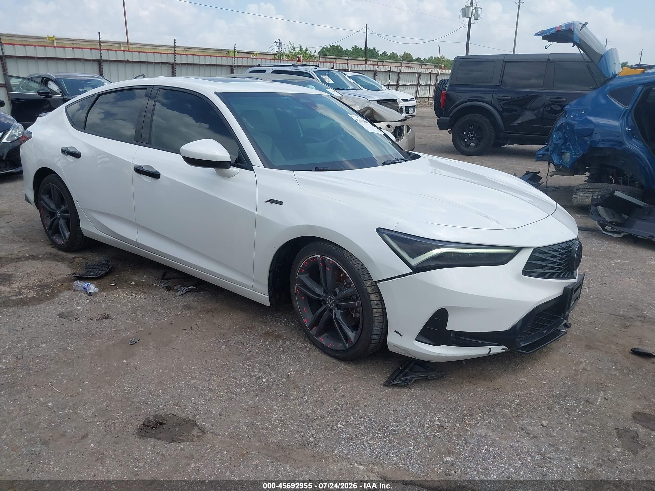 2025 Acura Integra VIN 19UDE4H38SA003462 — IAAI salvage auction photo