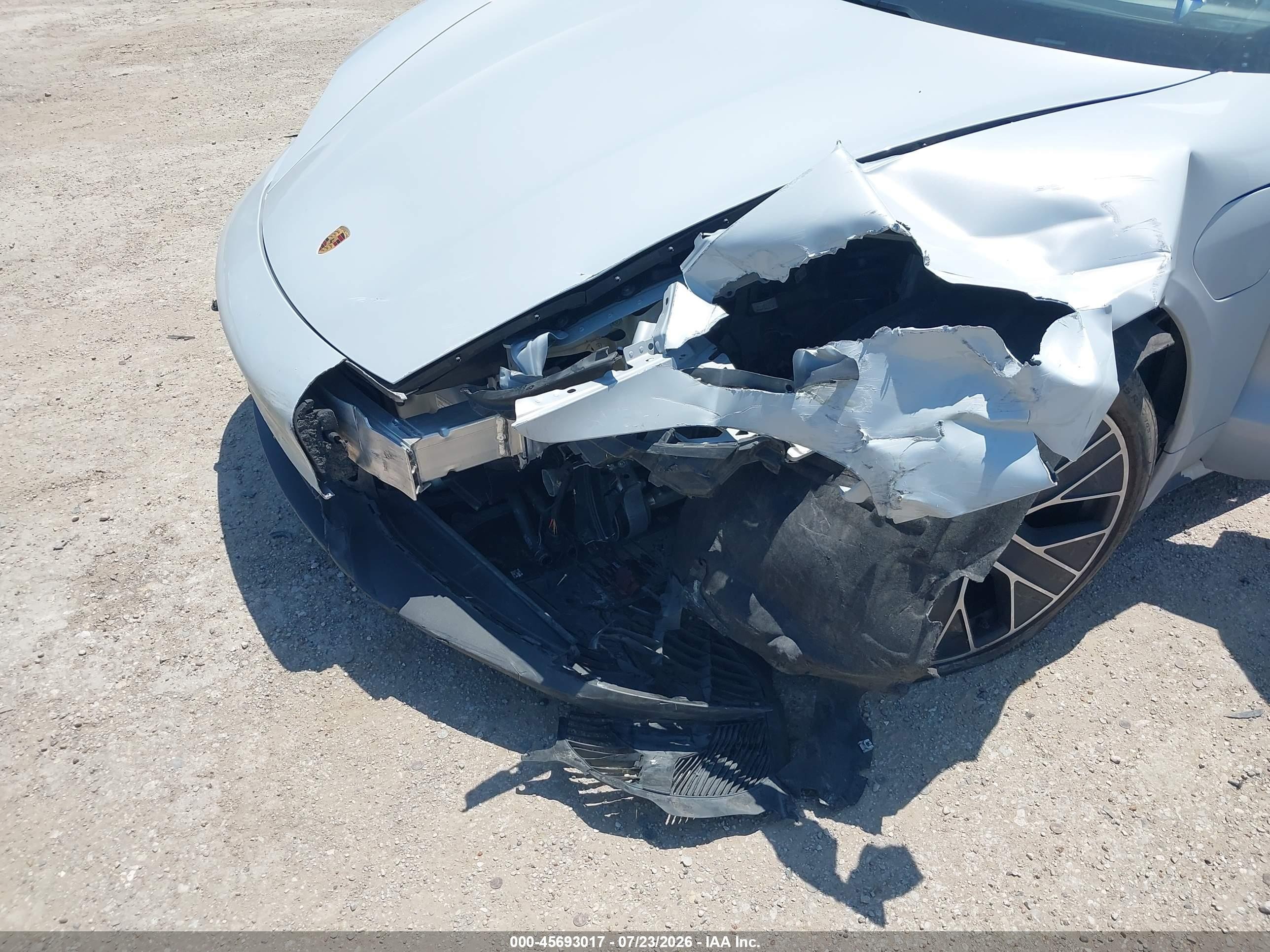 2022 Porsche Taycan VIN WP0AA2Y13NSA11065 IAAI salvage auction — Front End, Salvage (Texas), sold $20,600 on 2026-09-07 (photo 6)