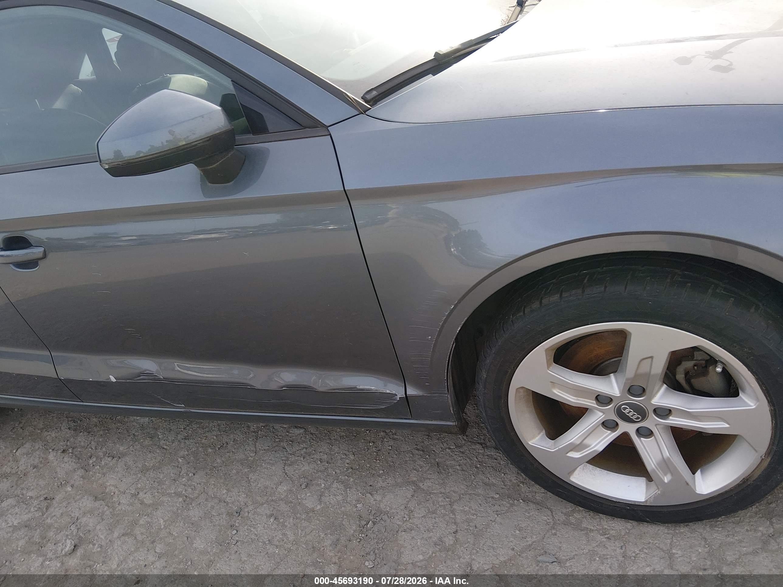 2017 Audi A3 VIN WAUAUGFF3H1023403 IAAI salvage auction — Theft, Clear (Oklahoma), sold $3,100 on 2026-09-29 (photo 6)