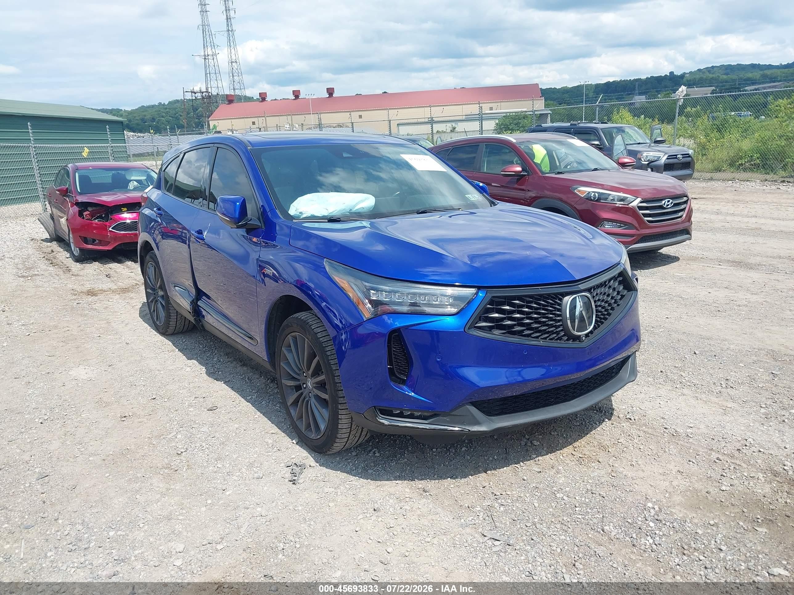 2022 Acura RDX VIN 5J8TC2H8XNL012352 — IAAI salvage auction photo