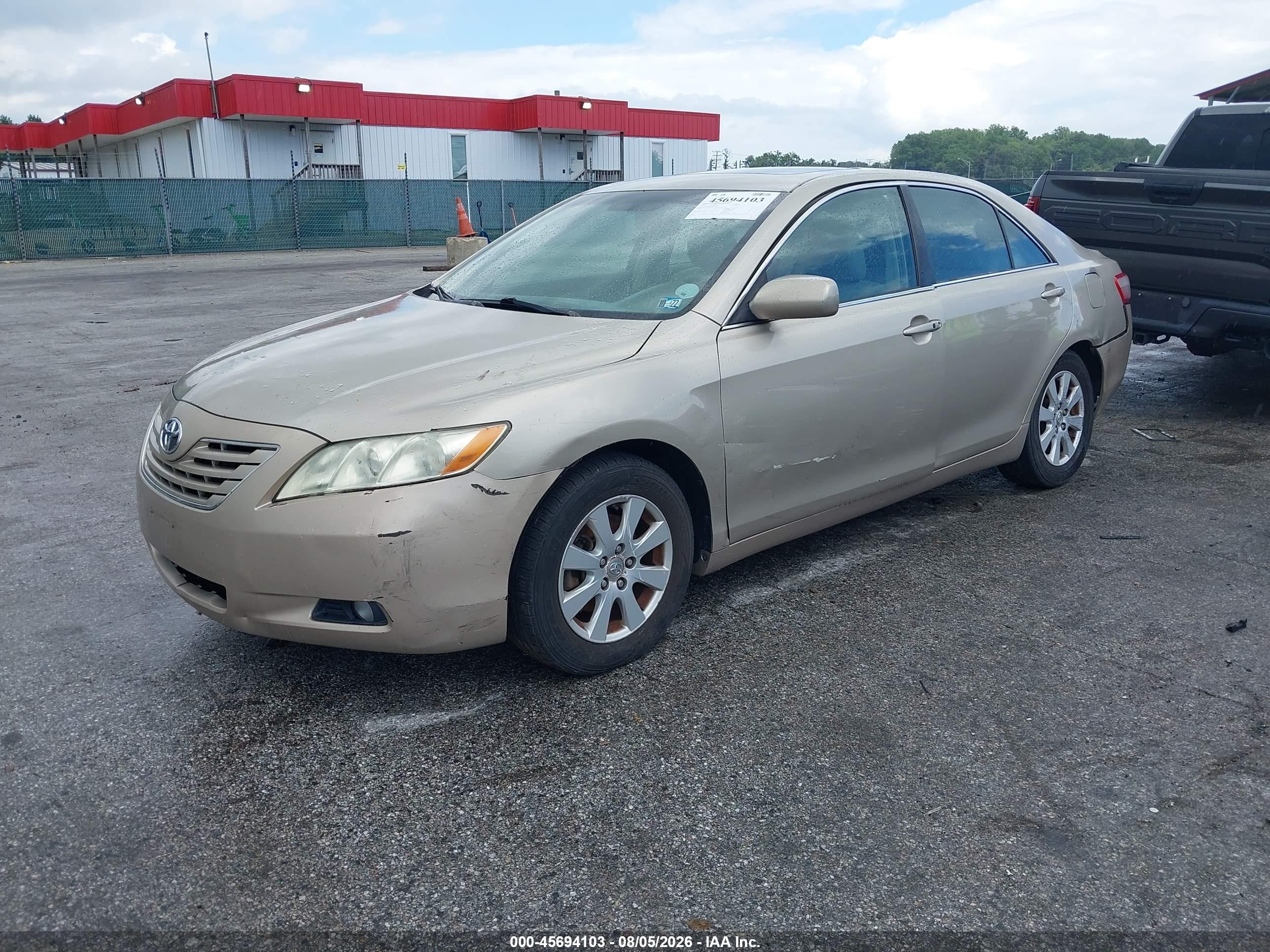 2009 Toyota Camry VIN 4T1BK46K09U584033 IAAI salvage auction — Front & Rear, Salvage - Greater Than 75% (Maryland), sold $700 on 2026-09-12 (photo 2)