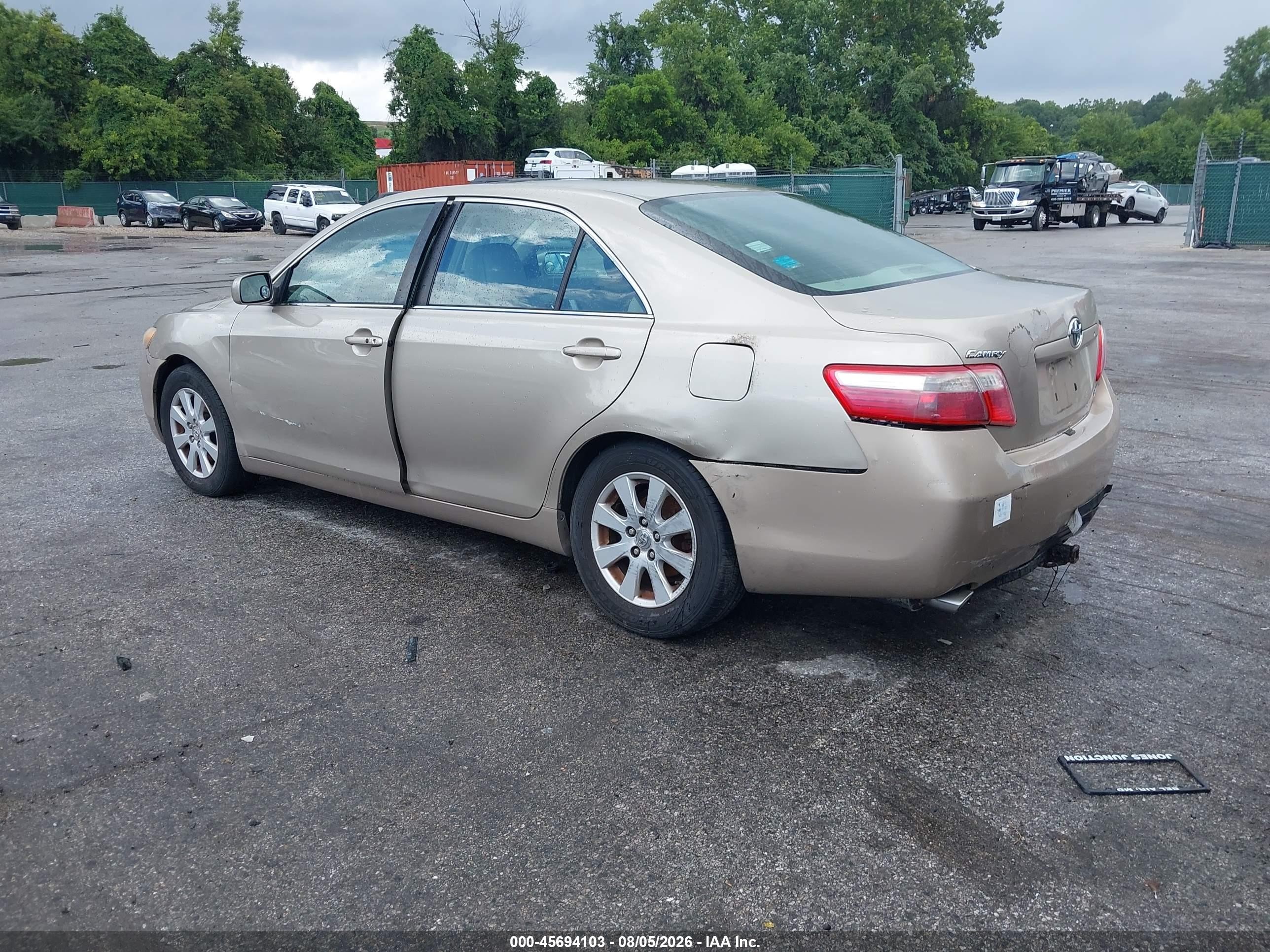 2009 Toyota Camry VIN 4T1BK46K09U584033 IAAI salvage auction — Front & Rear, Salvage - Greater Than 75% (Maryland), sold $700 on 2026-09-12 (photo 3)