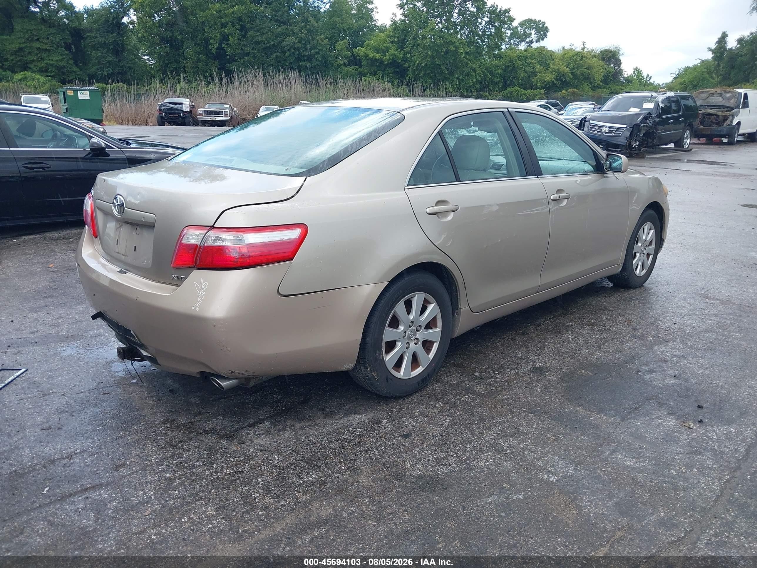 2009 Toyota Camry VIN 4T1BK46K09U584033 IAAI salvage auction — Front & Rear, Salvage - Greater Than 75% (Maryland), sold $700 on 2026-09-12 (photo 4)