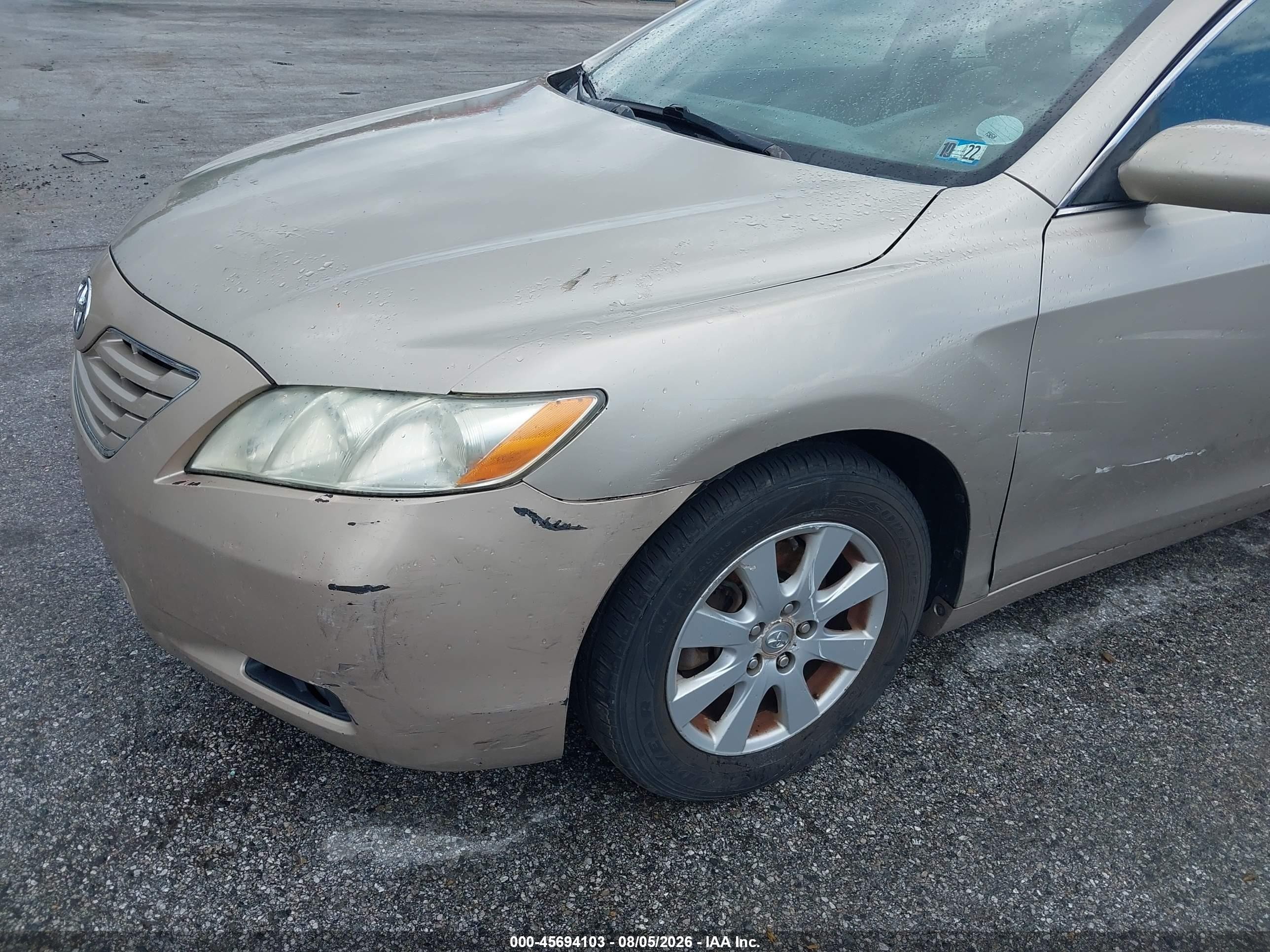 2009 Toyota Camry VIN 4T1BK46K09U584033 IAAI salvage auction — Front & Rear, Salvage - Greater Than 75% (Maryland), sold $700 on 2026-09-12 (photo 6)