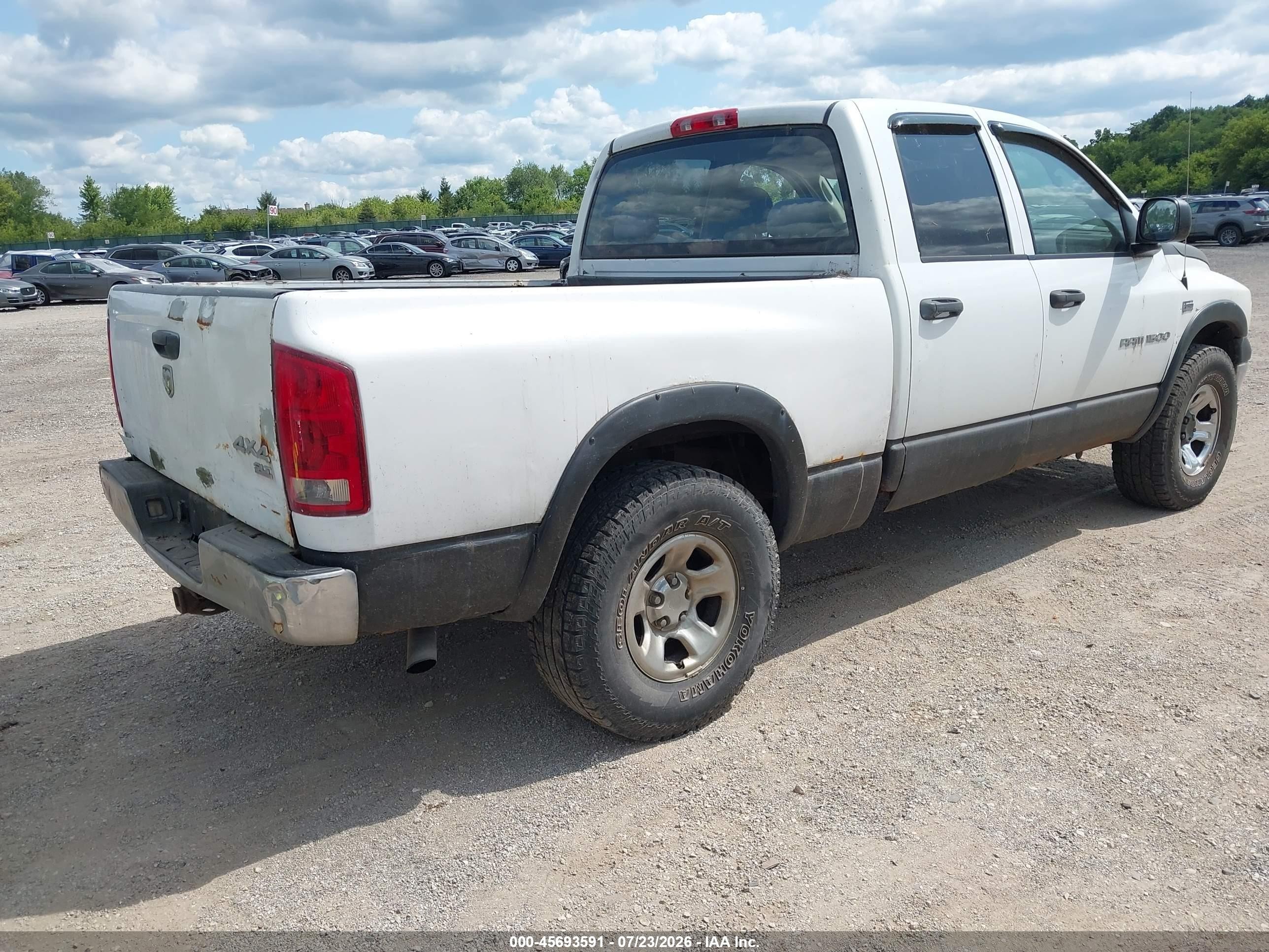 2005 Dodge Ram 1500 VIN 1D7HU18D15S313659 IAAI salvage auction — Normal Wear, Clear (Illinois), sold $450 on 2026-09-09 (photo 4)
