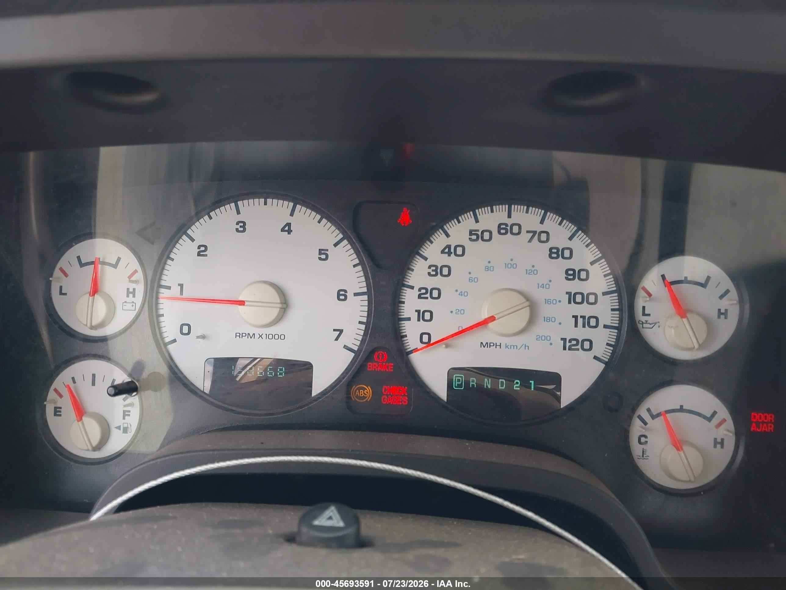 2005 Dodge Ram 1500 VIN 1D7HU18D15S313659 IAAI salvage auction — Normal Wear, Clear (Illinois), sold $450 on 2026-09-09 (photo 7)