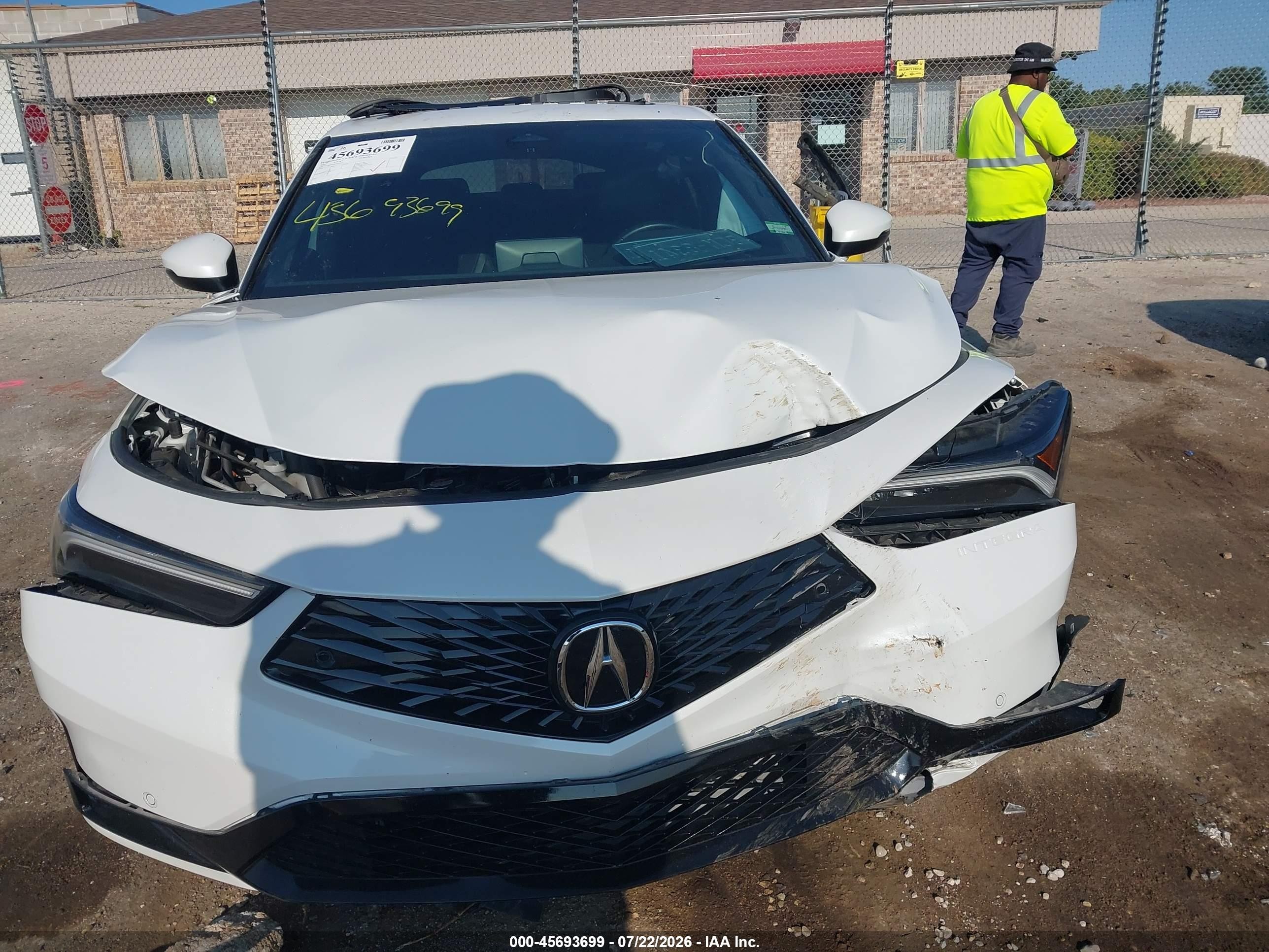 2023 Acura Integra VIN 19UDE4H64PA024195 IAAI salvage auction — Front End, Salvage (Wisconsin), sold $3,850 on 2026-09-08 (photo 6)