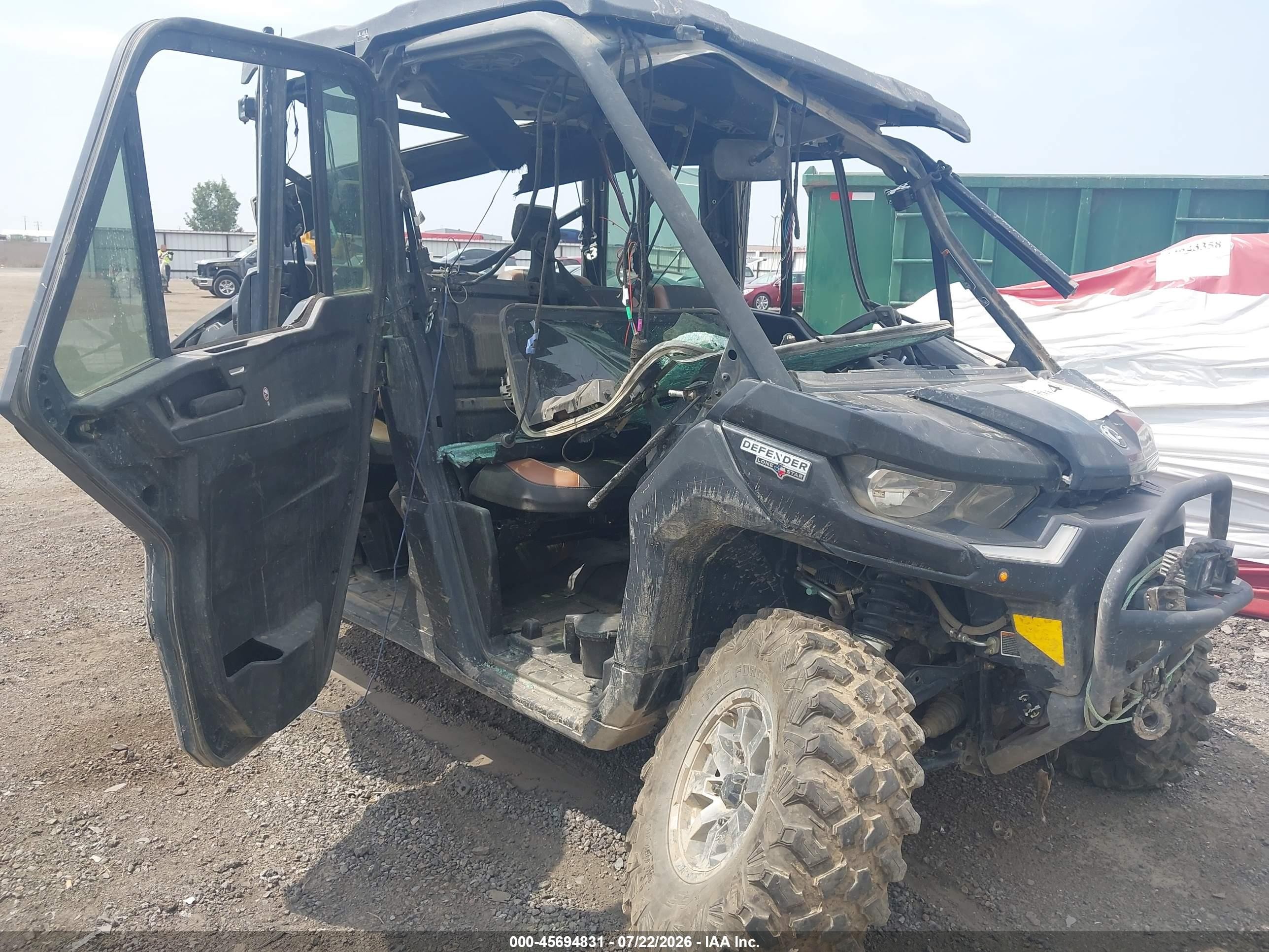 2024 Can-am/ brp Traxter VIN 3JBUUAX45RK002968 IAAI salvage auction — Rollover, Salvage (Idaho), sold $3,200 on 2026-09-09 (photo 1)