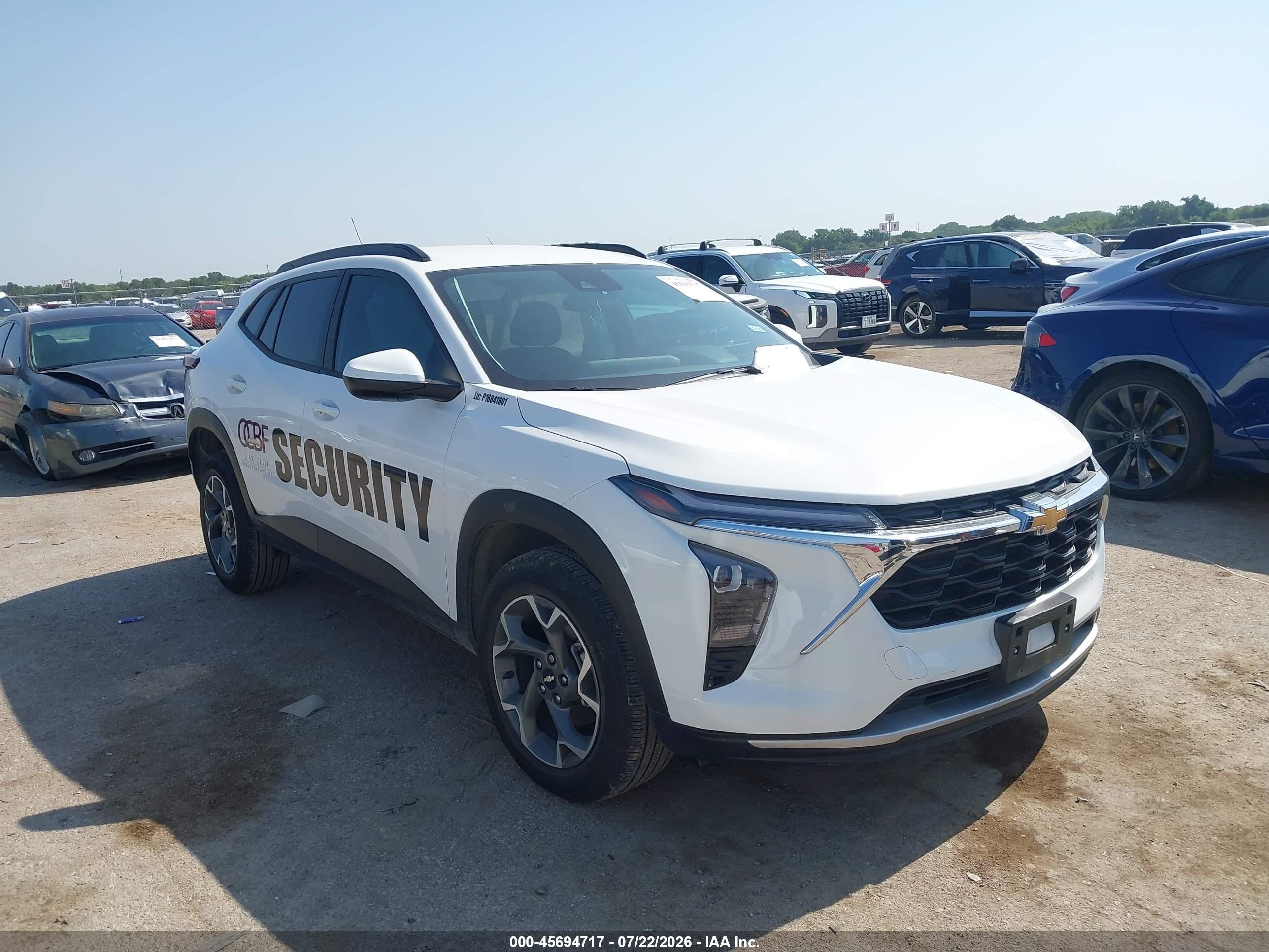 2024 Chevrolet Trax VIN KL77LHE24RC086355 — IAAI salvage auction photo