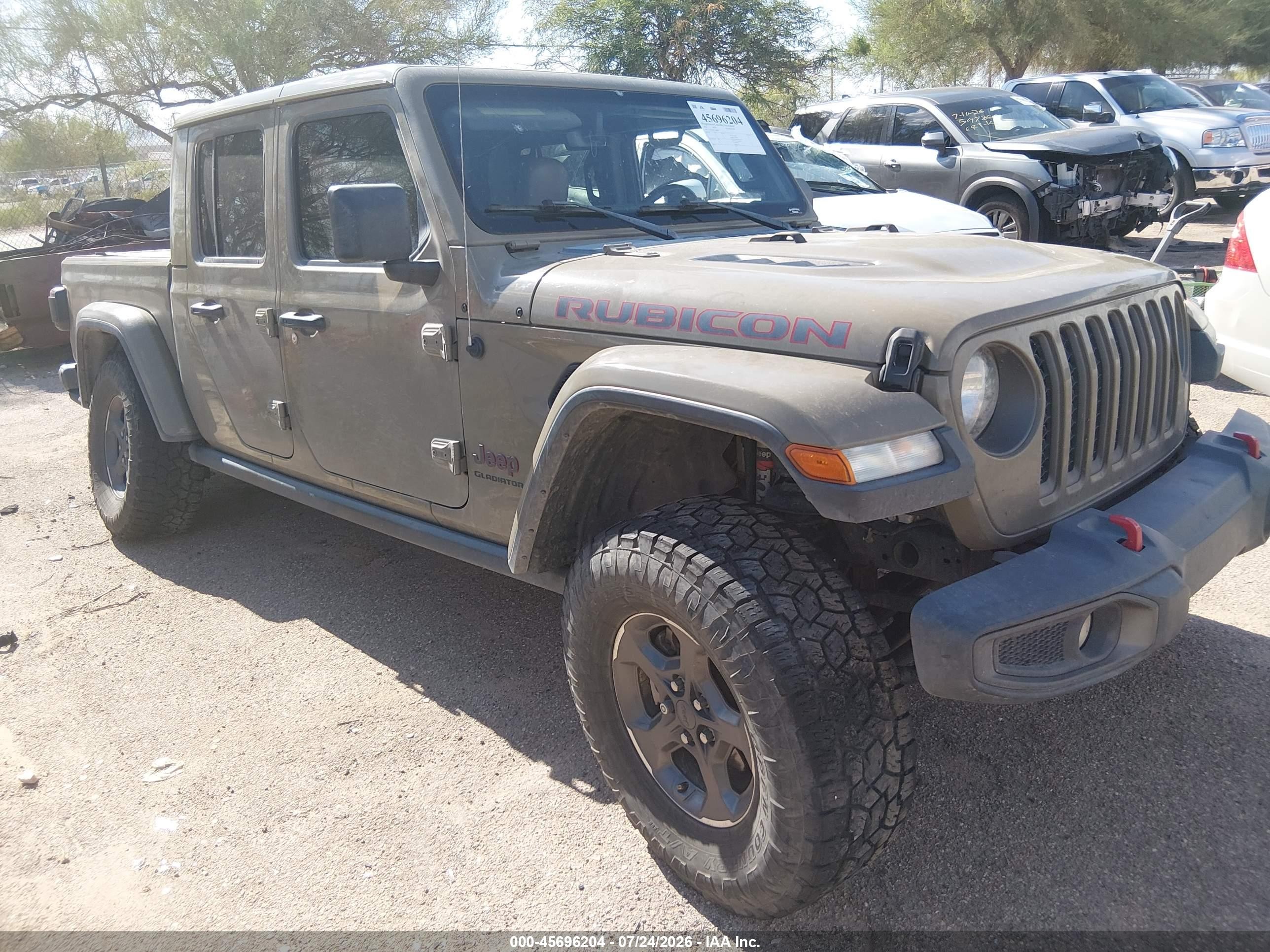 2020 Jeep Gladiator VIN 1C6JJTBG7LL188295 — IAAI salvage auction photo