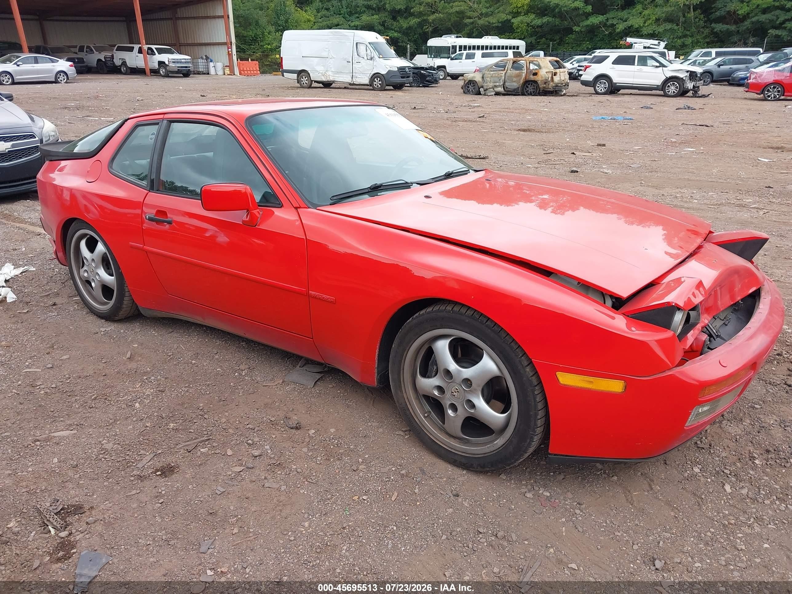 1990 Porsche 944 VIN WP0AB2947LN450414 IAAI salvage auction — Front End, Bill Of Sale (Alabama), sold $6,600 on 2026-10-01 (photo 1)