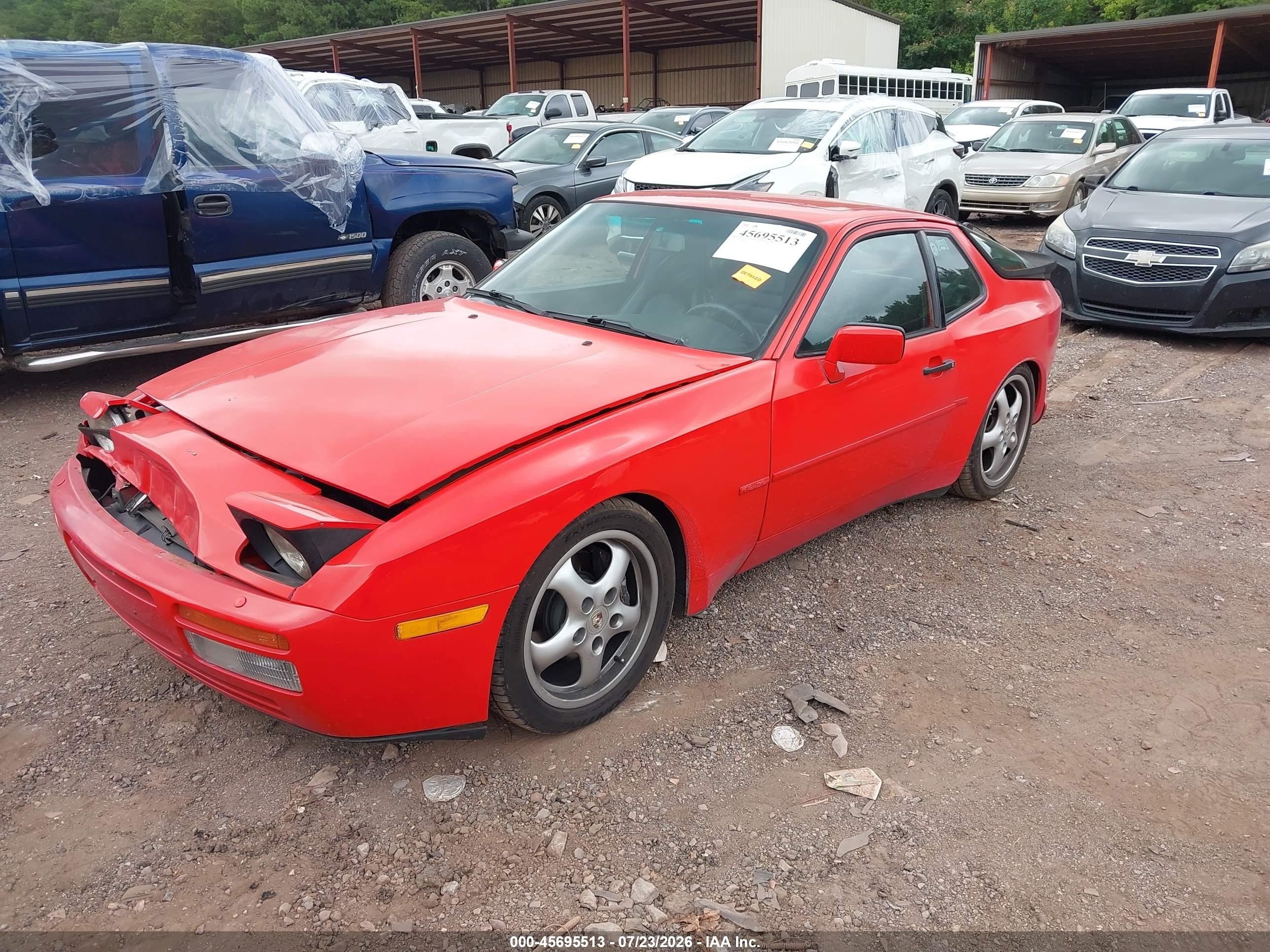 1990 Porsche 944 VIN WP0AB2947LN450414 IAAI salvage auction — Front End, Bill Of Sale (Alabama), sold $6,600 on 2026-10-01 (photo 2)