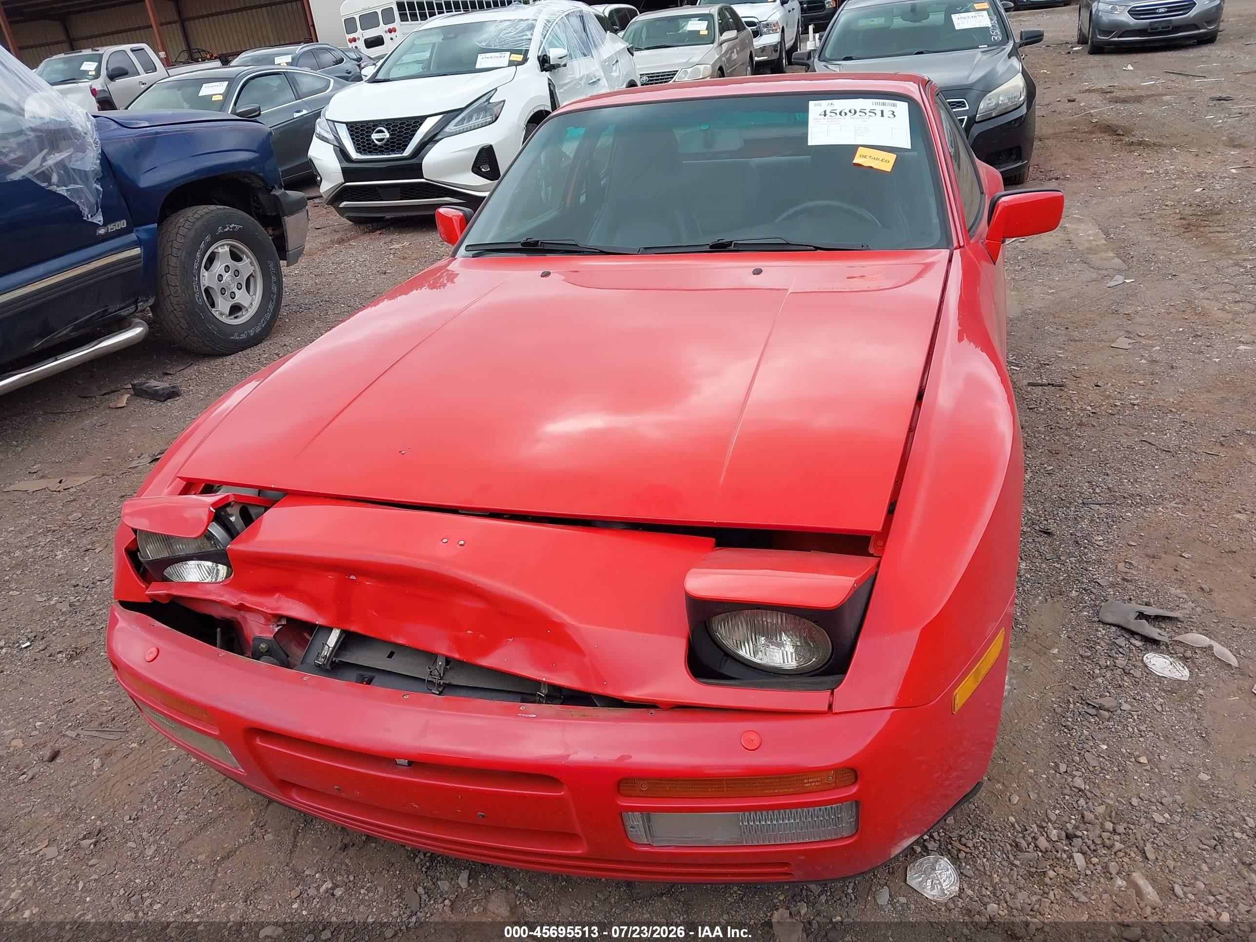 1990 Porsche 944 VIN WP0AB2947LN450414 IAAI salvage auction — Front End, Bill Of Sale (Alabama), sold $6,600 on 2026-10-01 (photo 6)