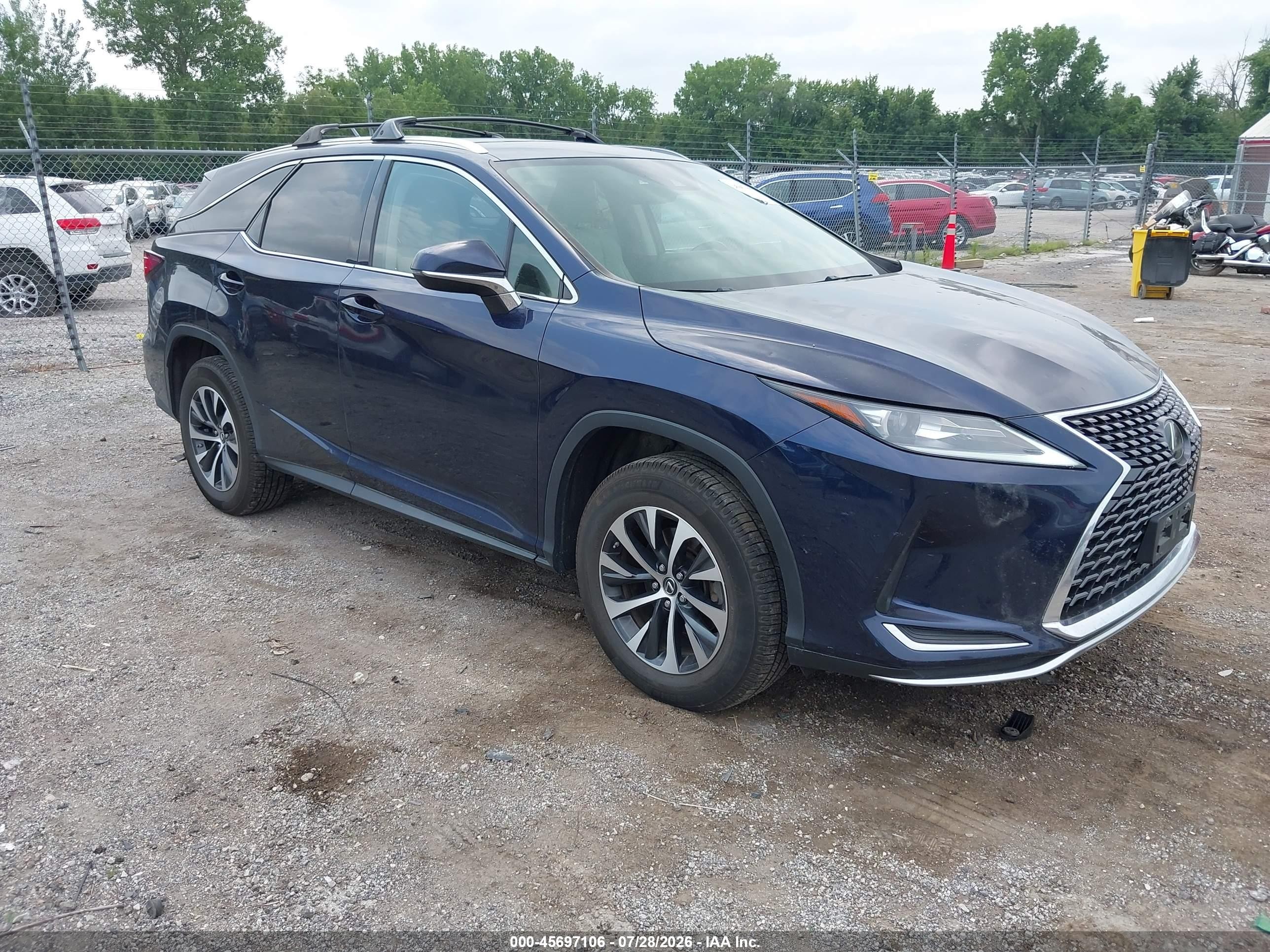 2020 Lexus RX 350L VIN JTJAZKFA7L2025862 — IAAI salvage auction photo