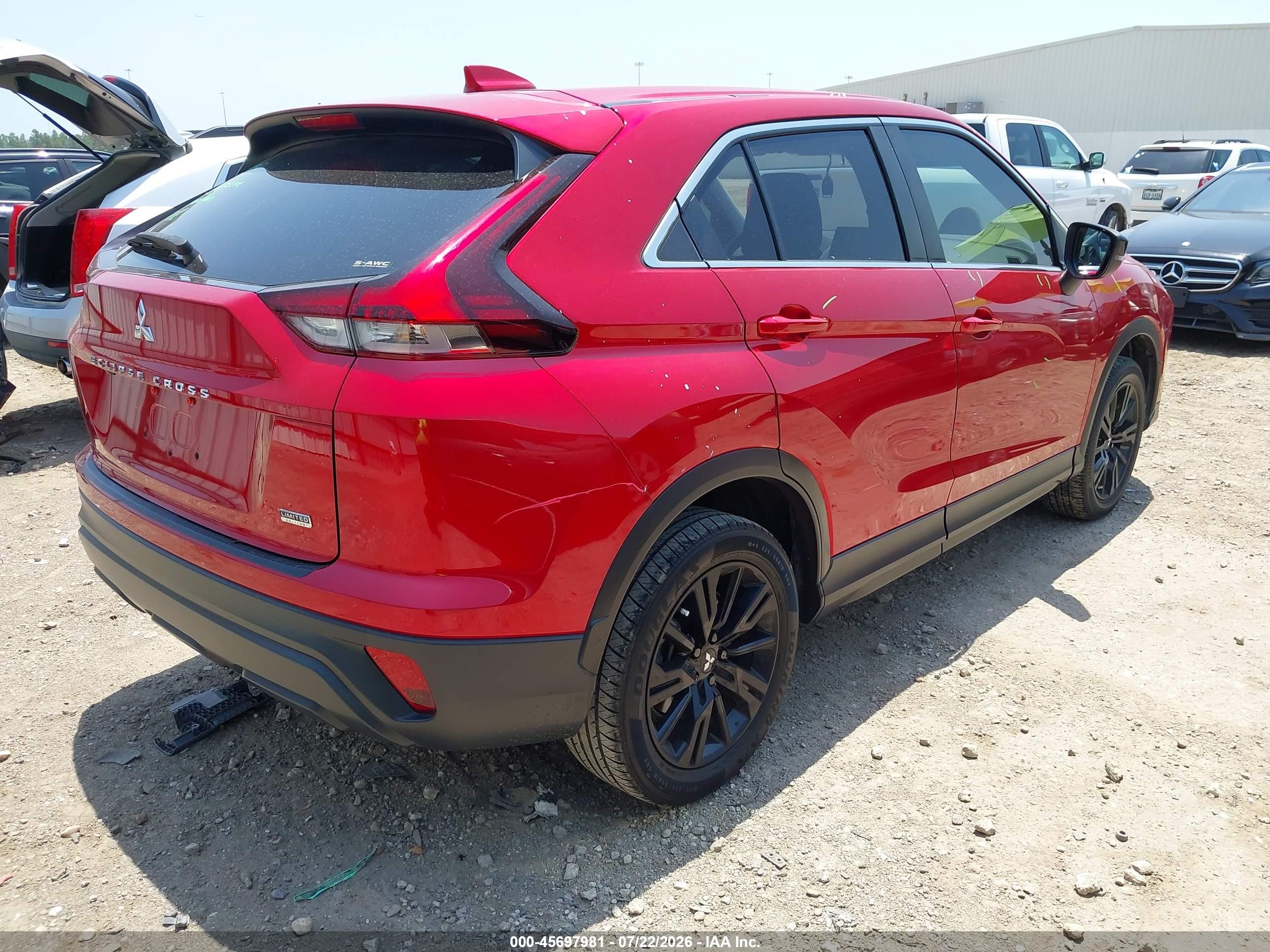 2023 Mitsubishi Eclipse cross VIN JA4ATVAA0PZ050896 IAAI salvage auction — Top/Roof, Original (Texas), sold $7,000 on 2026-10-01 (photo 4)
