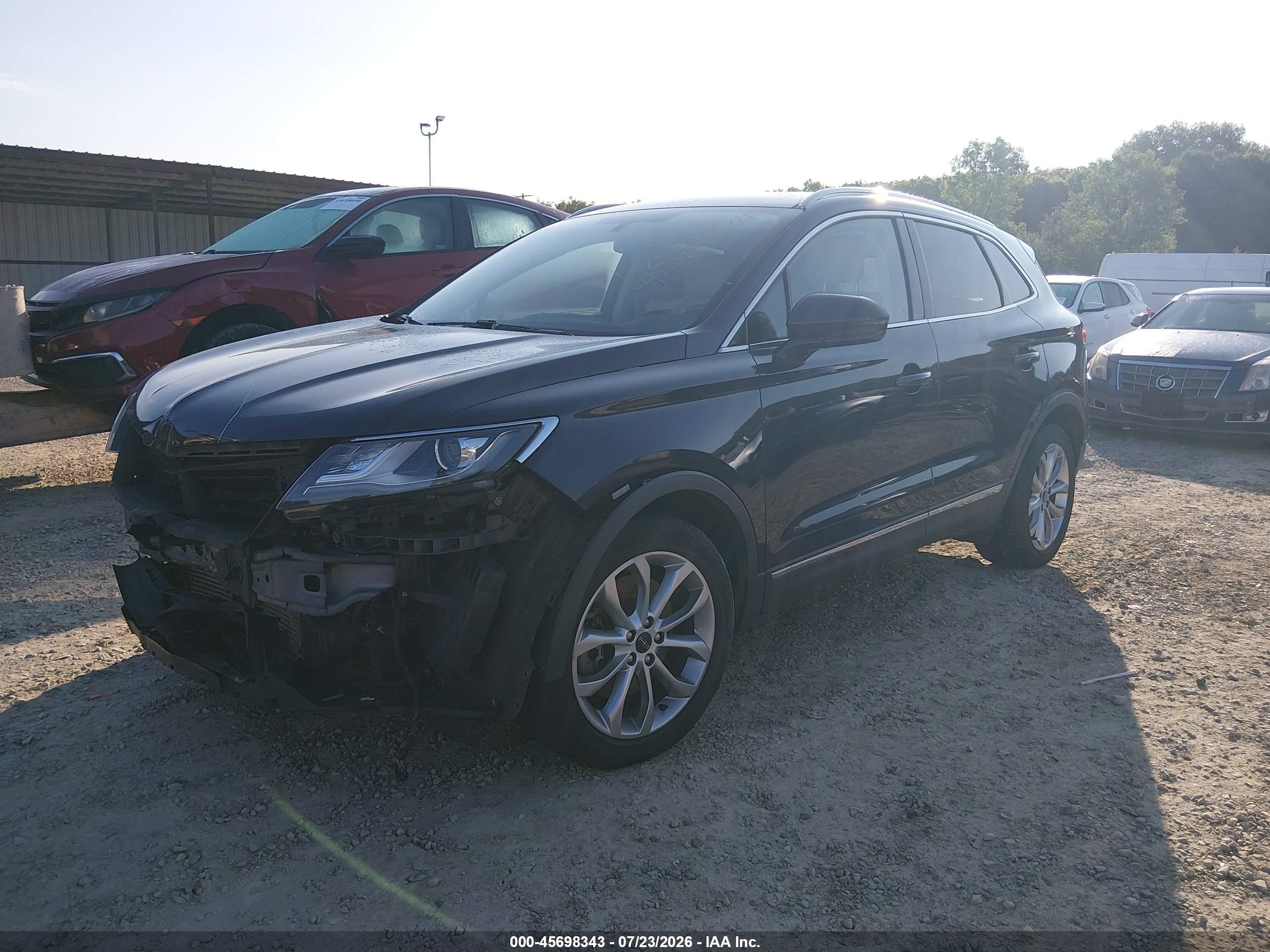 2015 Lincoln Mkc VIN 5LMCJ1A9XFUJ10755 IAAI salvage auction — Front End, Salvage (Ohio), sold $1,150 on 2026-09-09 (photo 2)