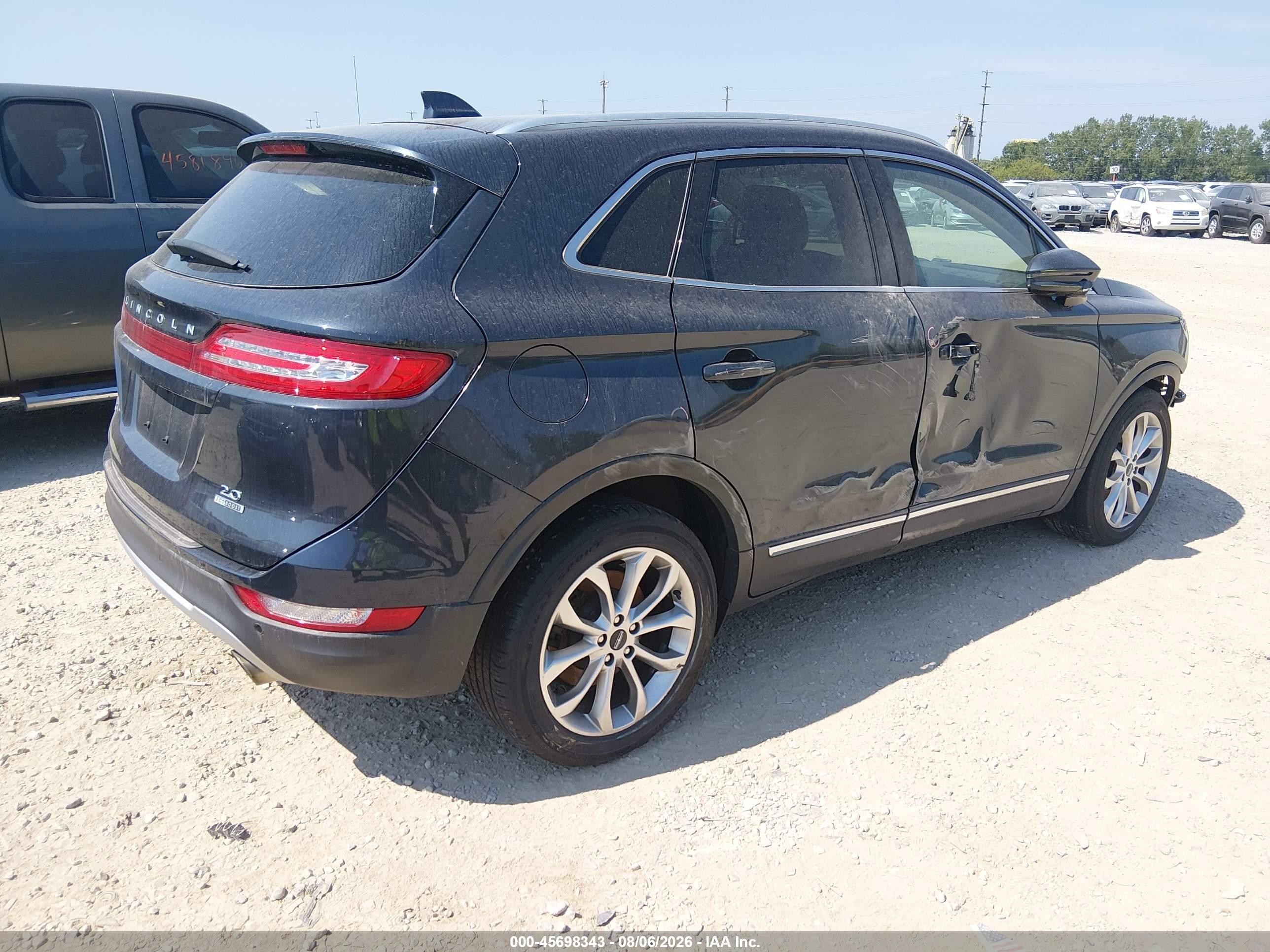 2015 Lincoln Mkc VIN 5LMCJ1A9XFUJ10755 IAAI salvage auction — Front End, Salvage (Ohio), sold $1,150 on 2026-09-09 (photo 4)