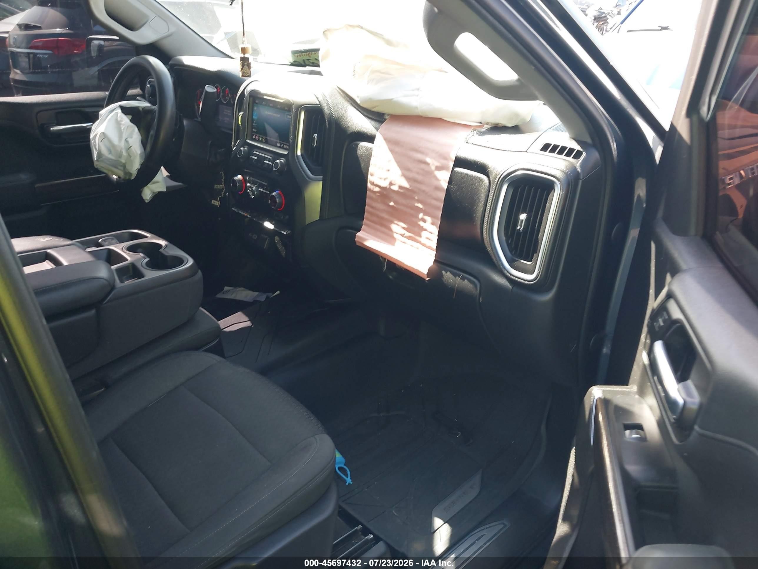 2020 Chevrolet Silverado VIN 3GCPWCED6LG332907 IAAI salvage auction — Front End, Salvage Certificate (California), sold $7,200 on 2026-09-12 (photo 5)