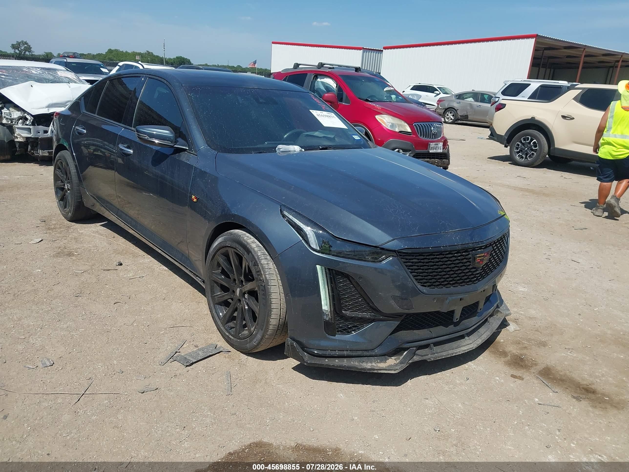 2022 Cadillac Ct5 VIN 1G6DN5RK5N0135926 IAAI salvage auction — Mechanical, Original (Texas), sold $10,800 on 2026-09-10 (photo 1)