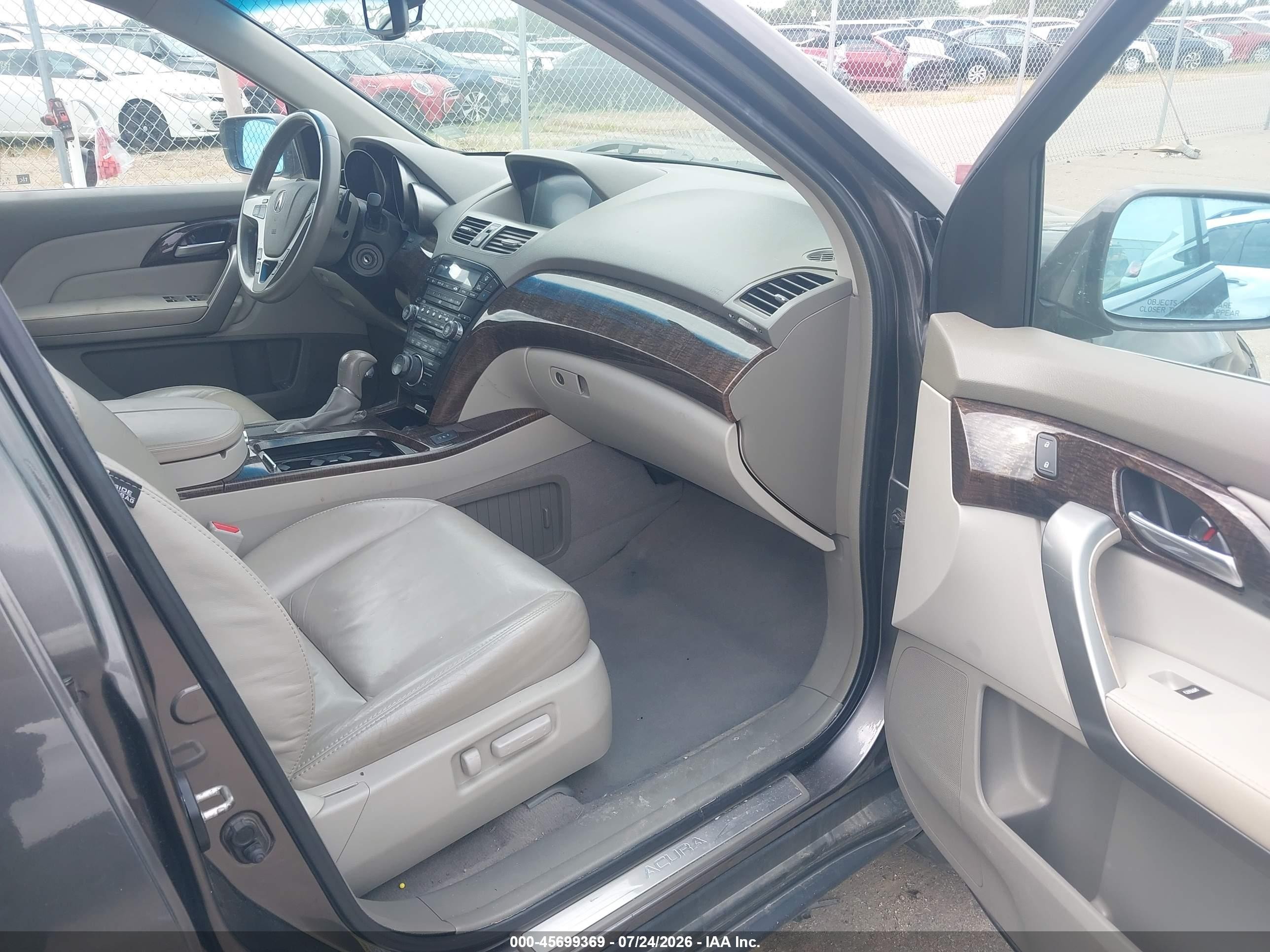 2012 Acura MDX VIN 2HNYD2H43CH545873 IAAI salvage auction — Unknown, Prior Salvage (Minnesota), sold $1,000 on 2026-09-12 (photo 5)