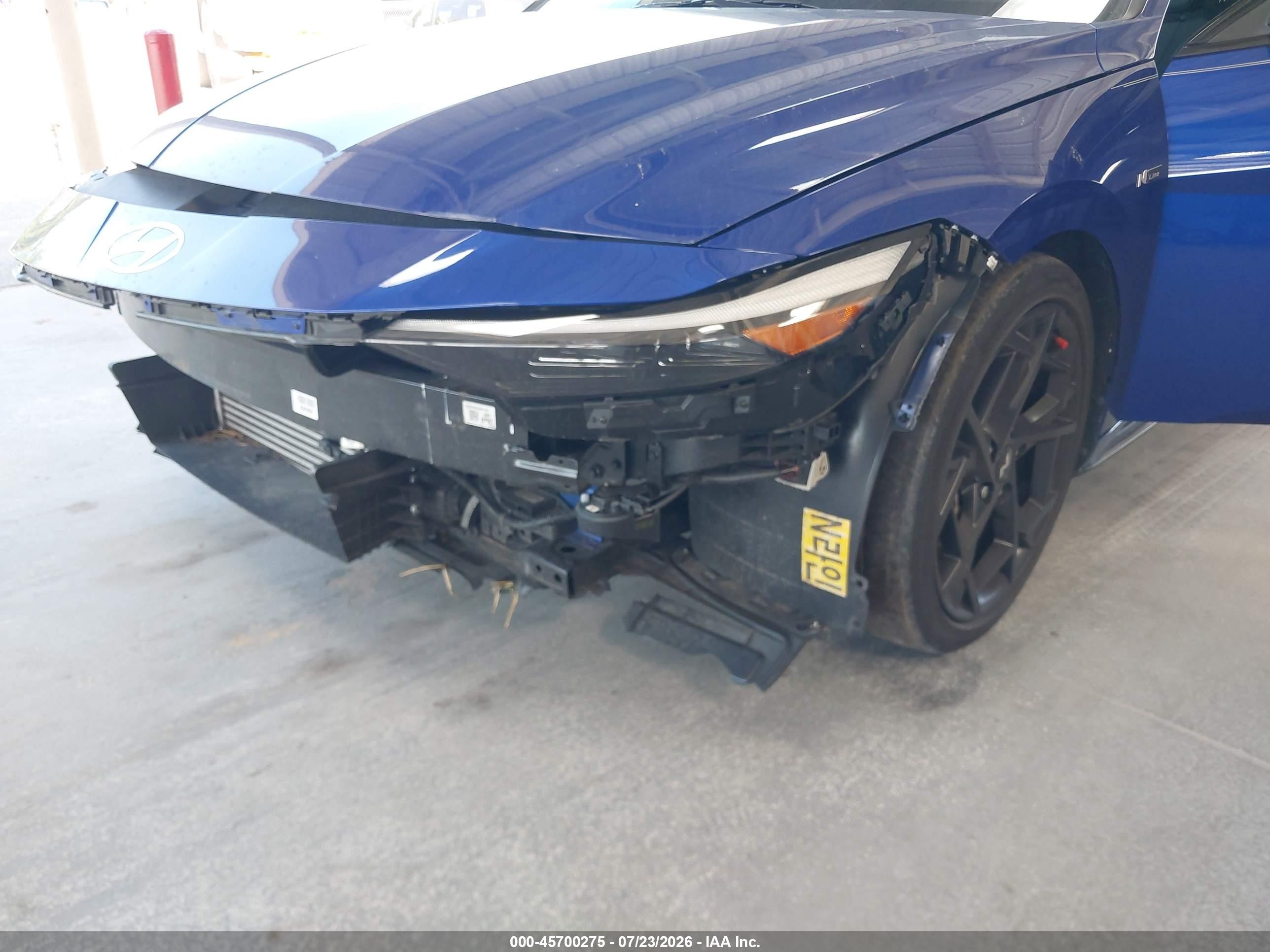 2024 Hyundai Elantra VIN KMHLR4DF4RU744906 IAAI salvage auction — Front End, Rebuildable (Florida), sold $5,325 on 2026-09-09 (photo 6)