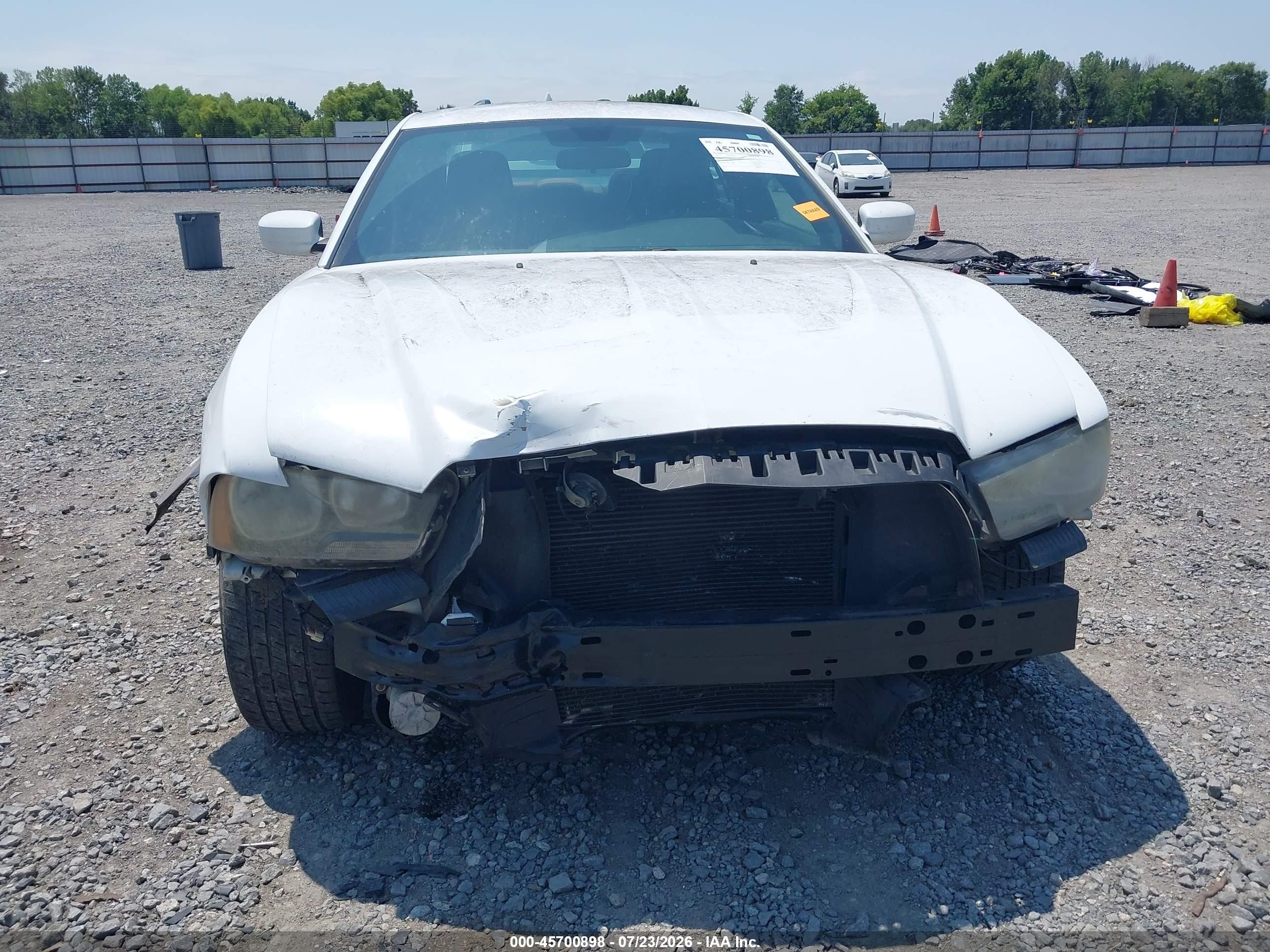 2013 Dodge Charger VIN 2C3CDXBG0DH638243 IAAI salvage auction — Front End, Clear (Arkansas), sold $825 on 2026-09-02 (photo 6)