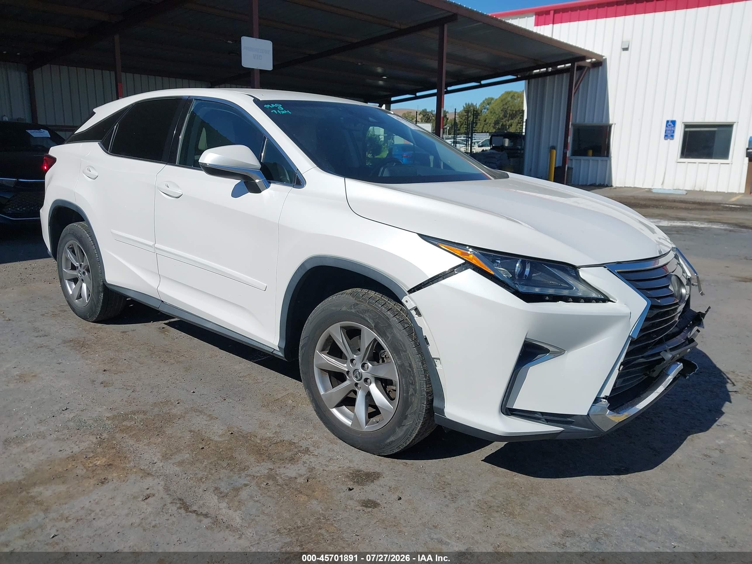 2018 Lexus RX 350 VIN 2T2ZZMCA5JC108836 — IAAI salvage auction photo