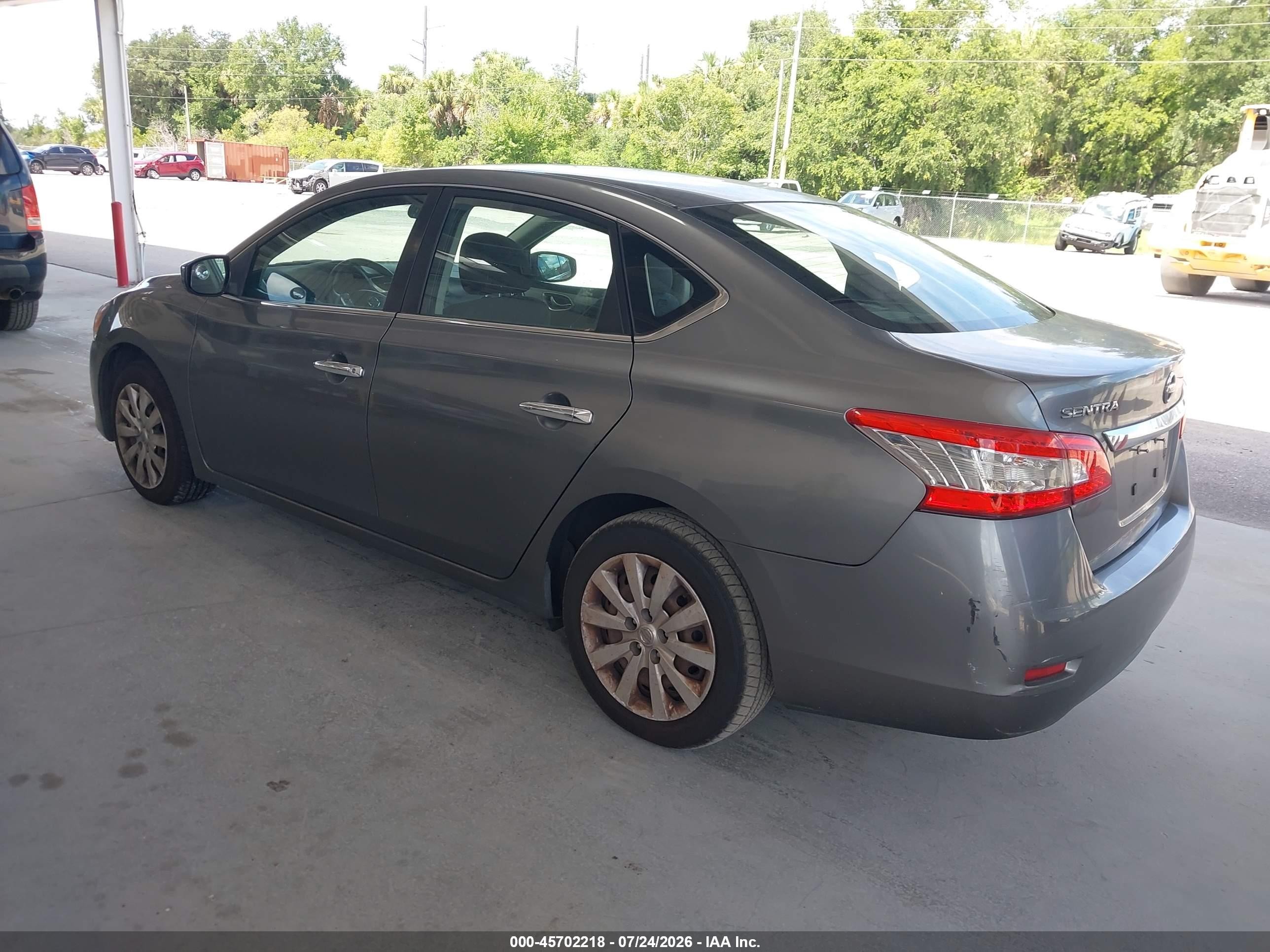 2015 Nissan Sentra VIN 3N1AB7AP1FY279348 IAAI salvage auction — Normal Wear, Clear (Montana), sold $350 on 2026-09-09 (photo 3)