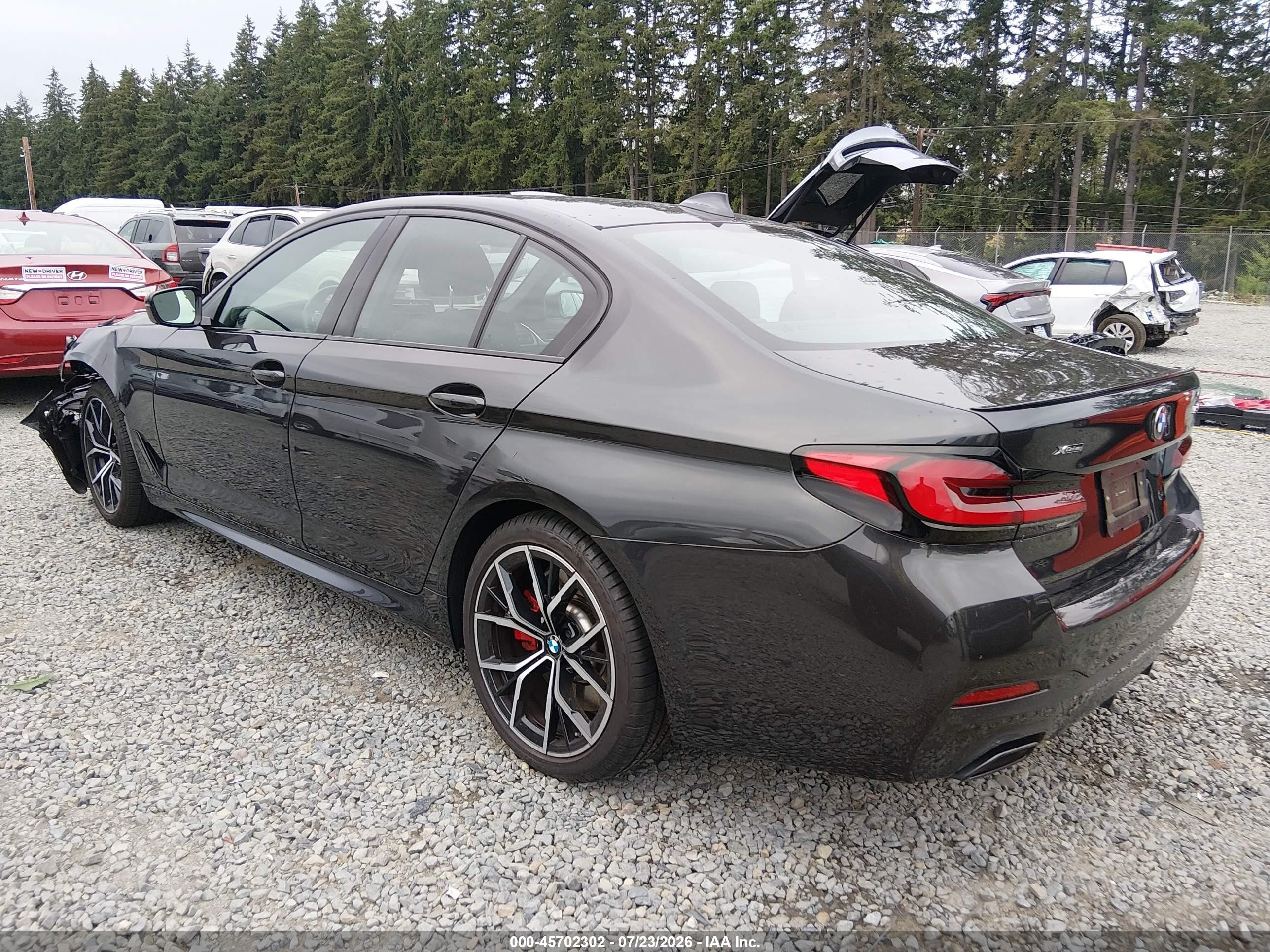 2023 BMW 5 Series VIN WBA73BJ02PCN66845 IAAI salvage auction — Unknown, Bill Of Sale (Washington), sold $30,500 on 2026-08-13 (photo 3)
