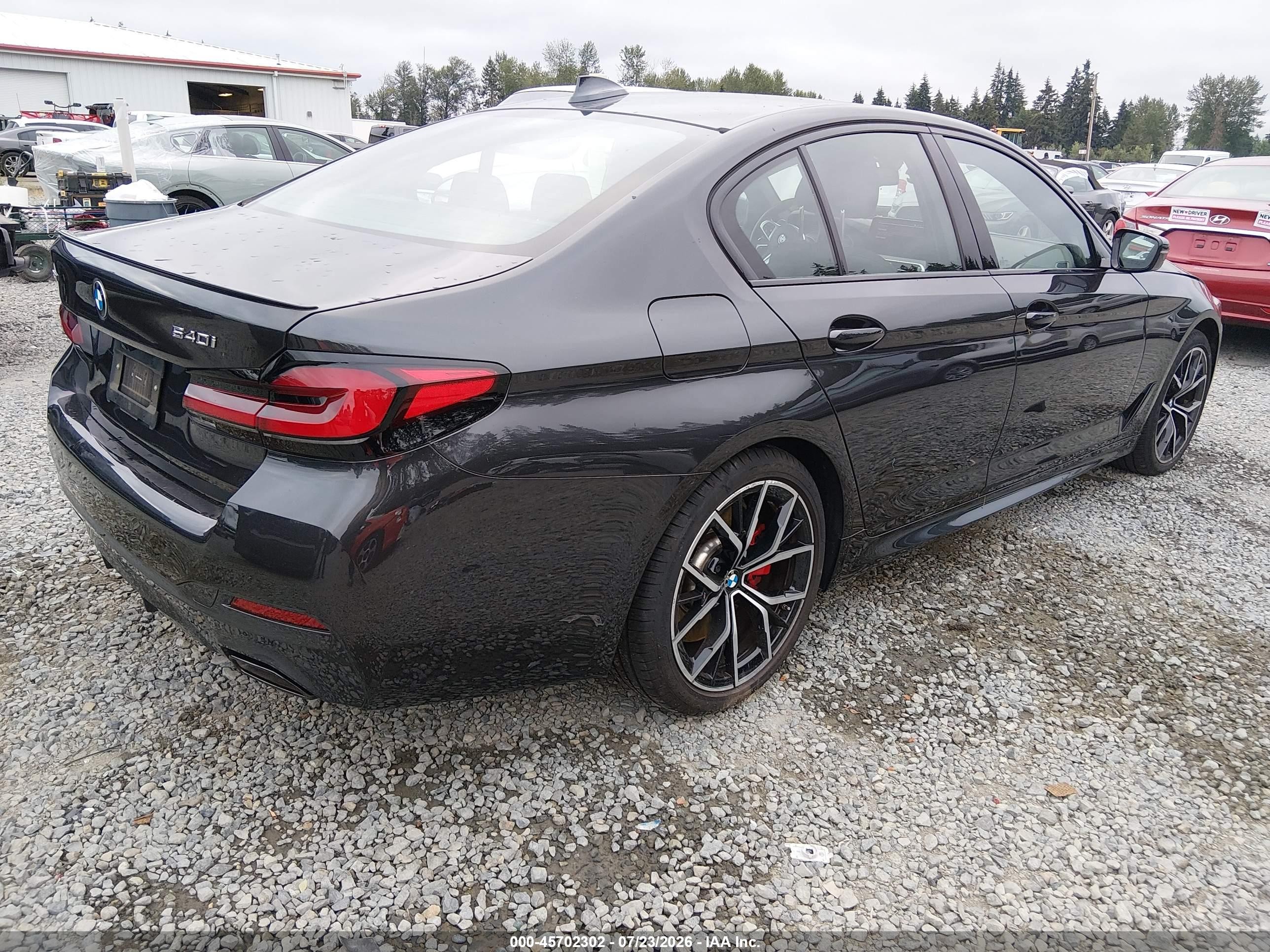 2023 BMW 5 Series VIN WBA73BJ02PCN66845 IAAI salvage auction — Unknown, Bill Of Sale (Washington), sold $30,500 on 2026-08-13 (photo 4)