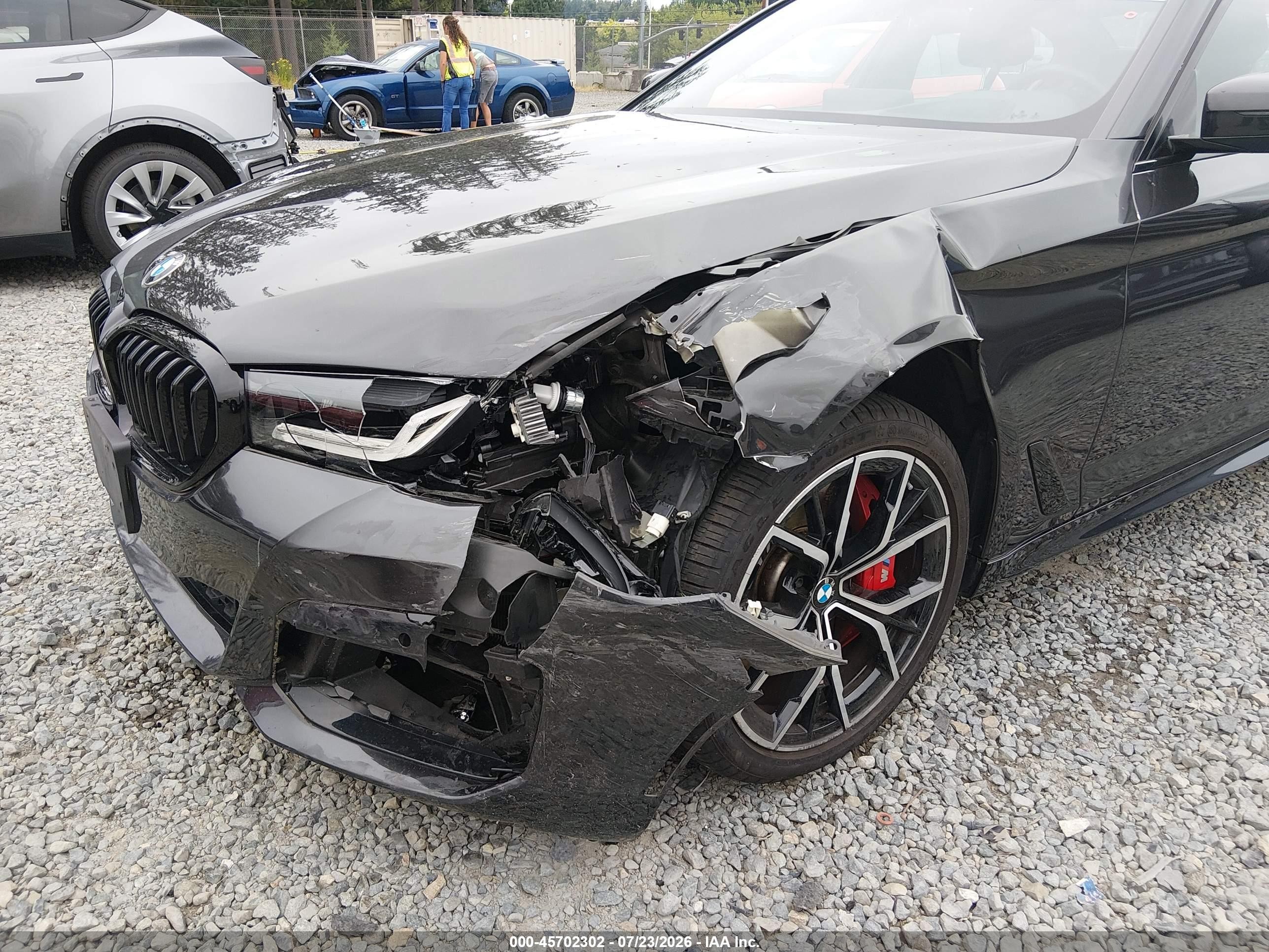 2023 BMW 5 Series VIN WBA73BJ02PCN66845 IAAI salvage auction — Unknown, Bill Of Sale (Washington), sold $30,500 on 2026-08-13 (photo 6)