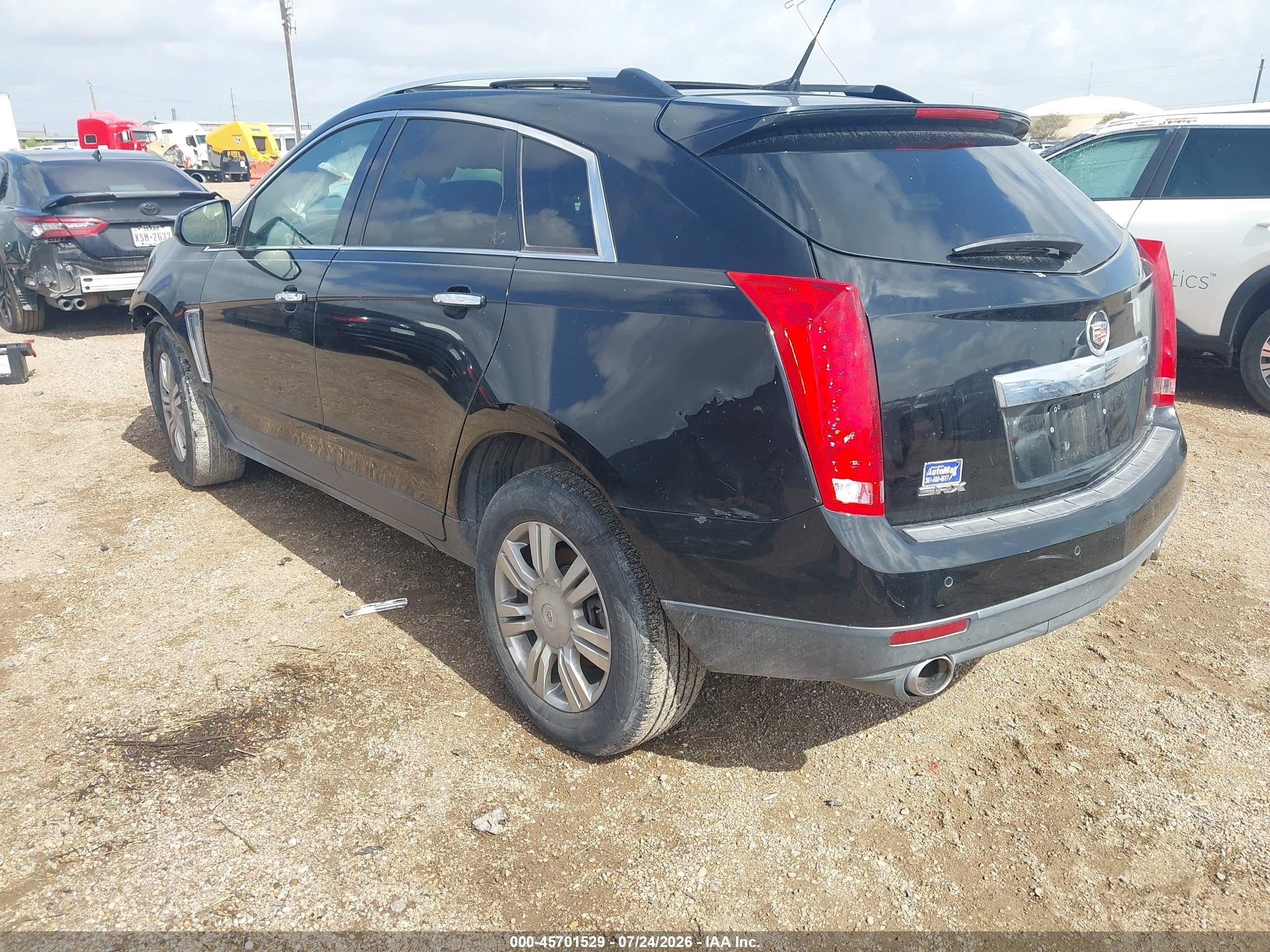 2013 Cadillac Srx VIN 3GYFNCE35DS593640 IAAI salvage auction — Front End, Salvage (Texas), sold $225 on 2026-09-09 (photo 3)