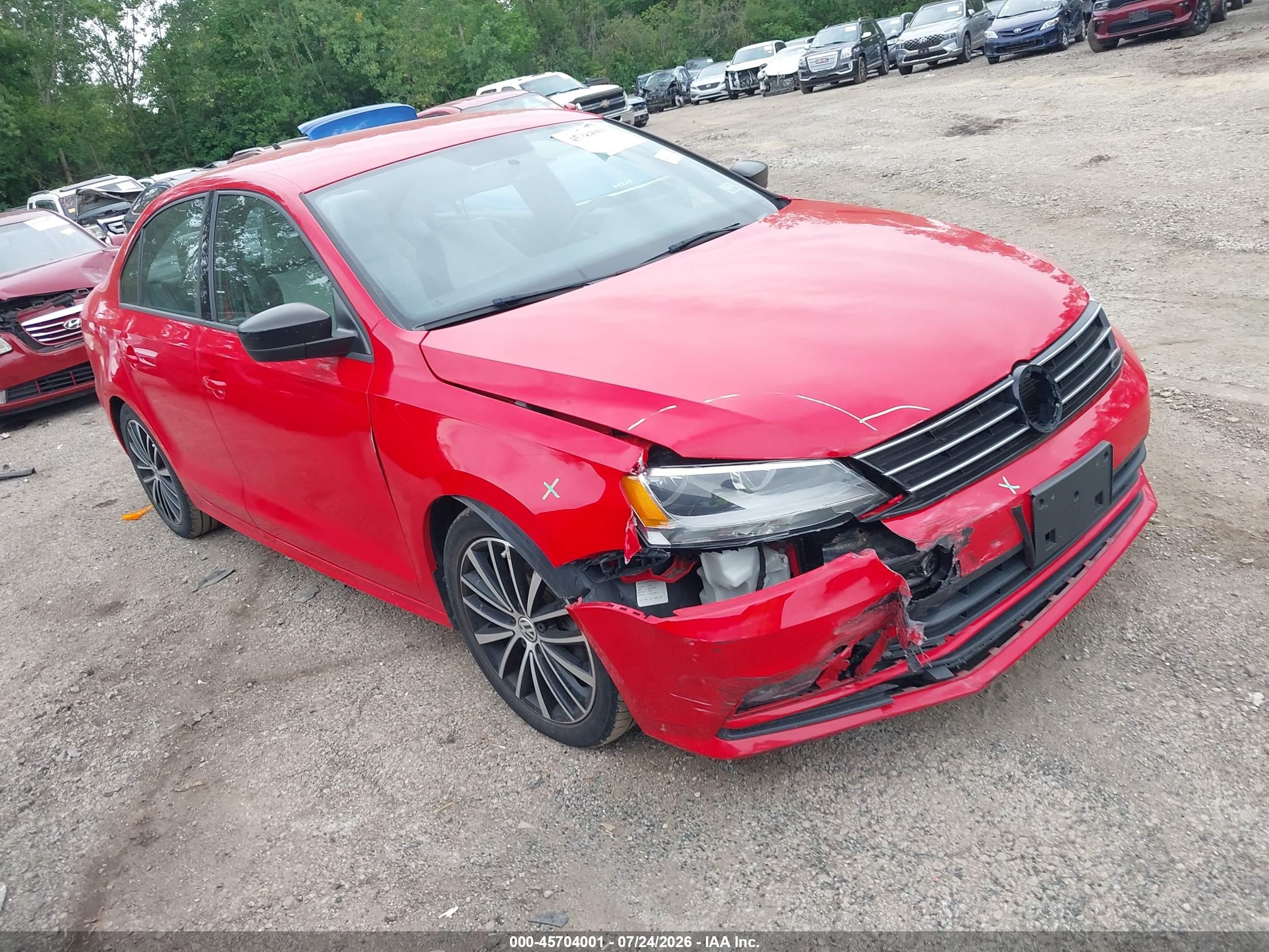 2016 Volkswagen Jetta VIN 3VWD17AJ2GM226432 IAAI salvage auction — Unknown, Salvage (Ohio), sold $2,150 on 2026-09-09 (photo 1)