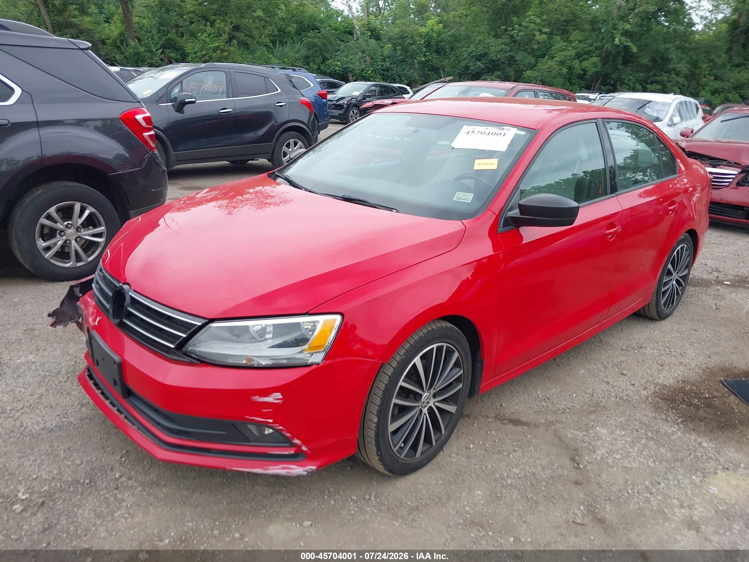2016 Volkswagen Jetta VIN 3VWD17AJ2GM226432 IAAI salvage auction — Unknown, Salvage (Ohio), sold $2,150 on 2026-09-09 (photo 2)
