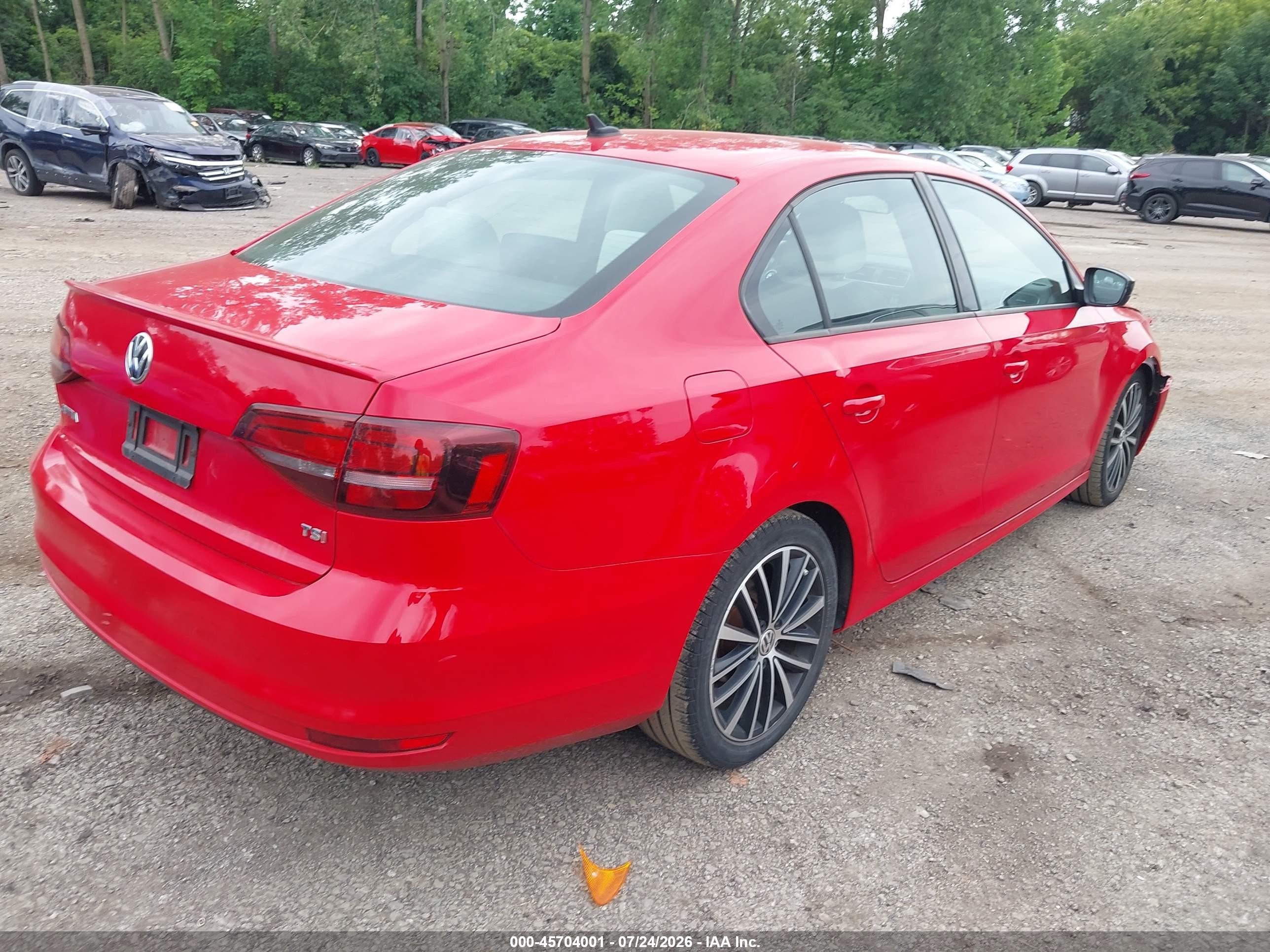 2016 Volkswagen Jetta VIN 3VWD17AJ2GM226432 IAAI salvage auction — Unknown, Salvage (Ohio), sold $2,150 on 2026-09-09 (photo 4)
