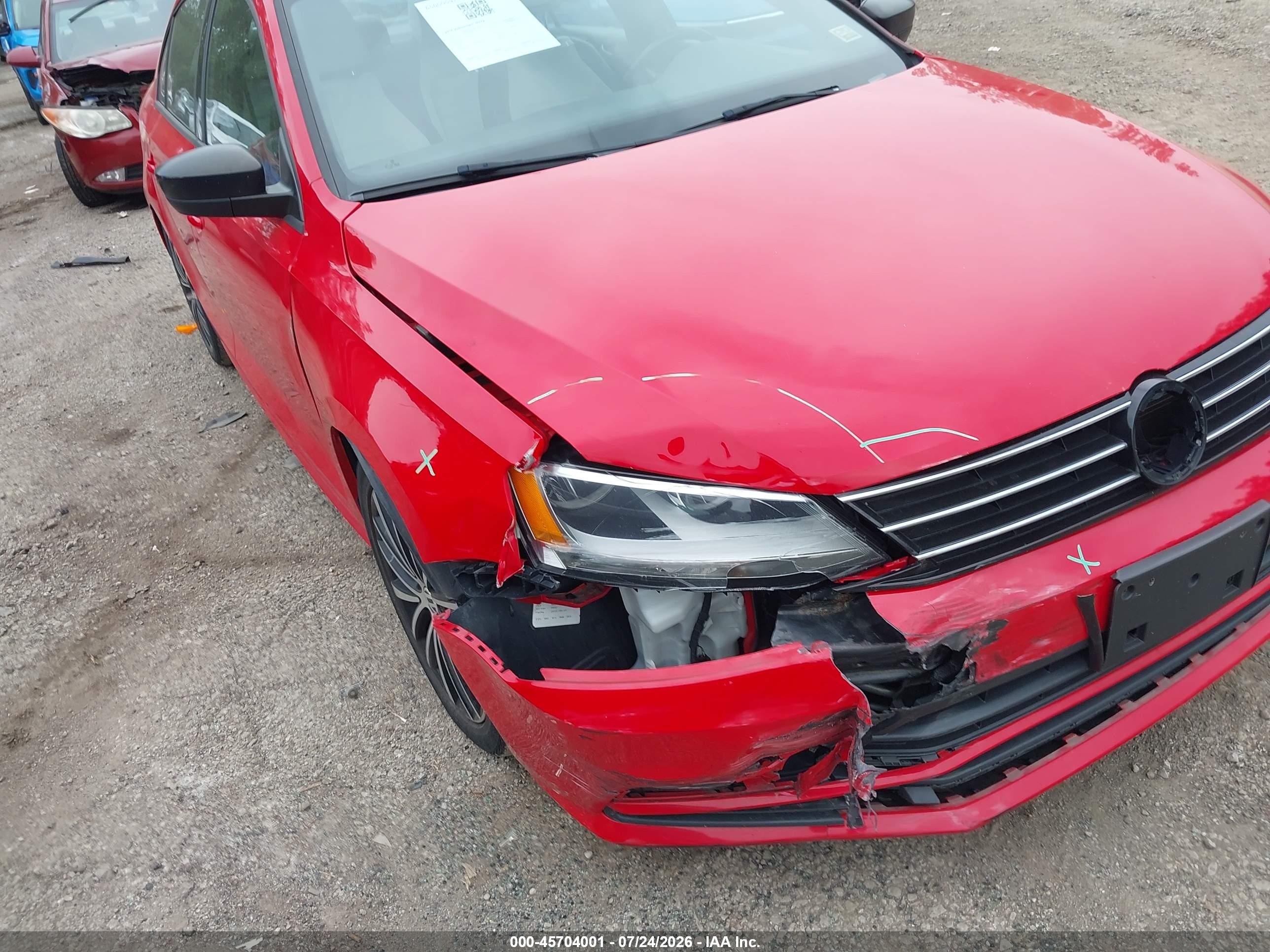 2016 Volkswagen Jetta VIN 3VWD17AJ2GM226432 IAAI salvage auction — Unknown, Salvage (Ohio), sold $2,150 on 2026-09-09 (photo 6)