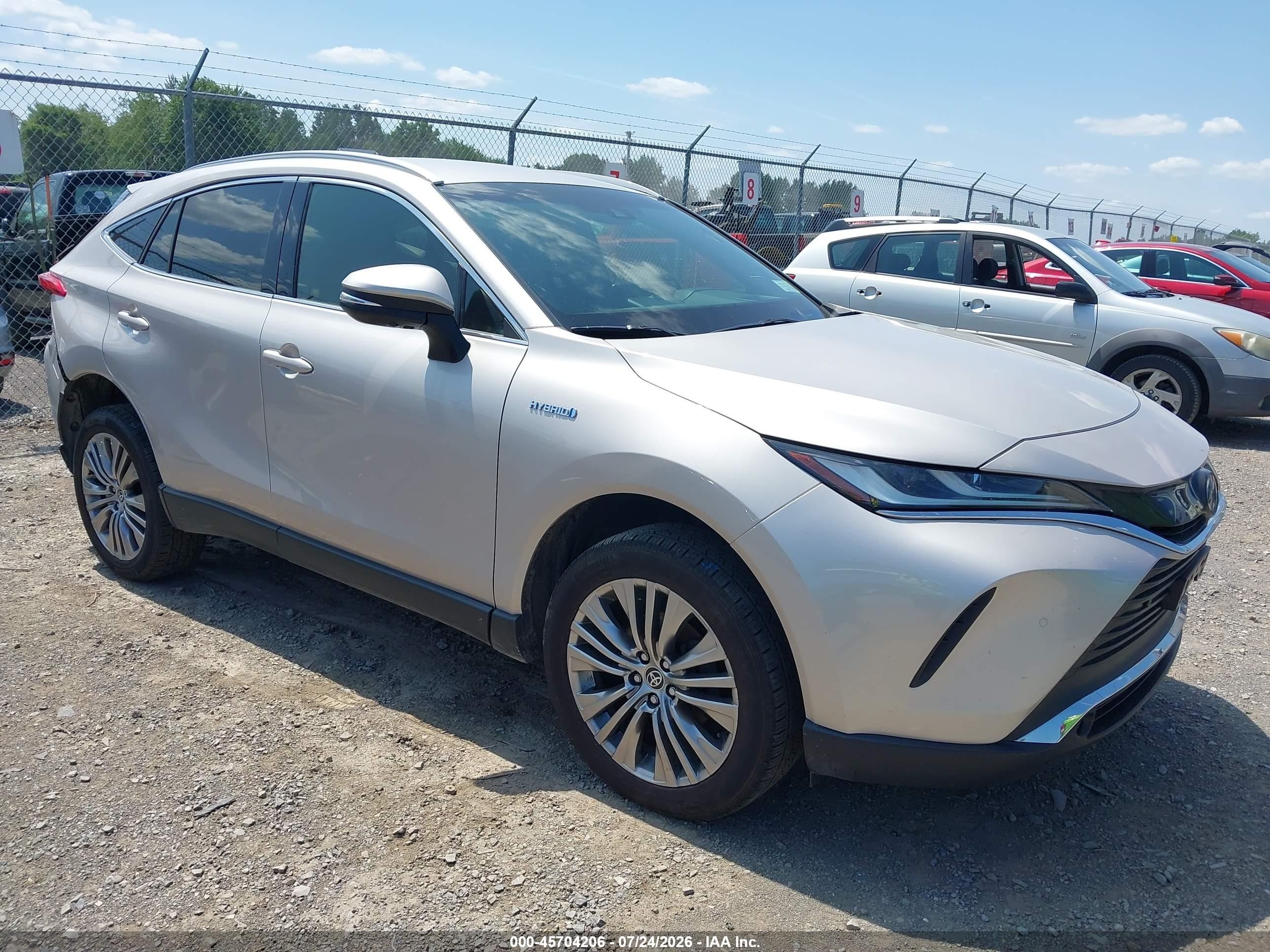 2021 Toyota Venza VIN JTEAAAAH9MJ080020 — IAAI salvage auction photo
