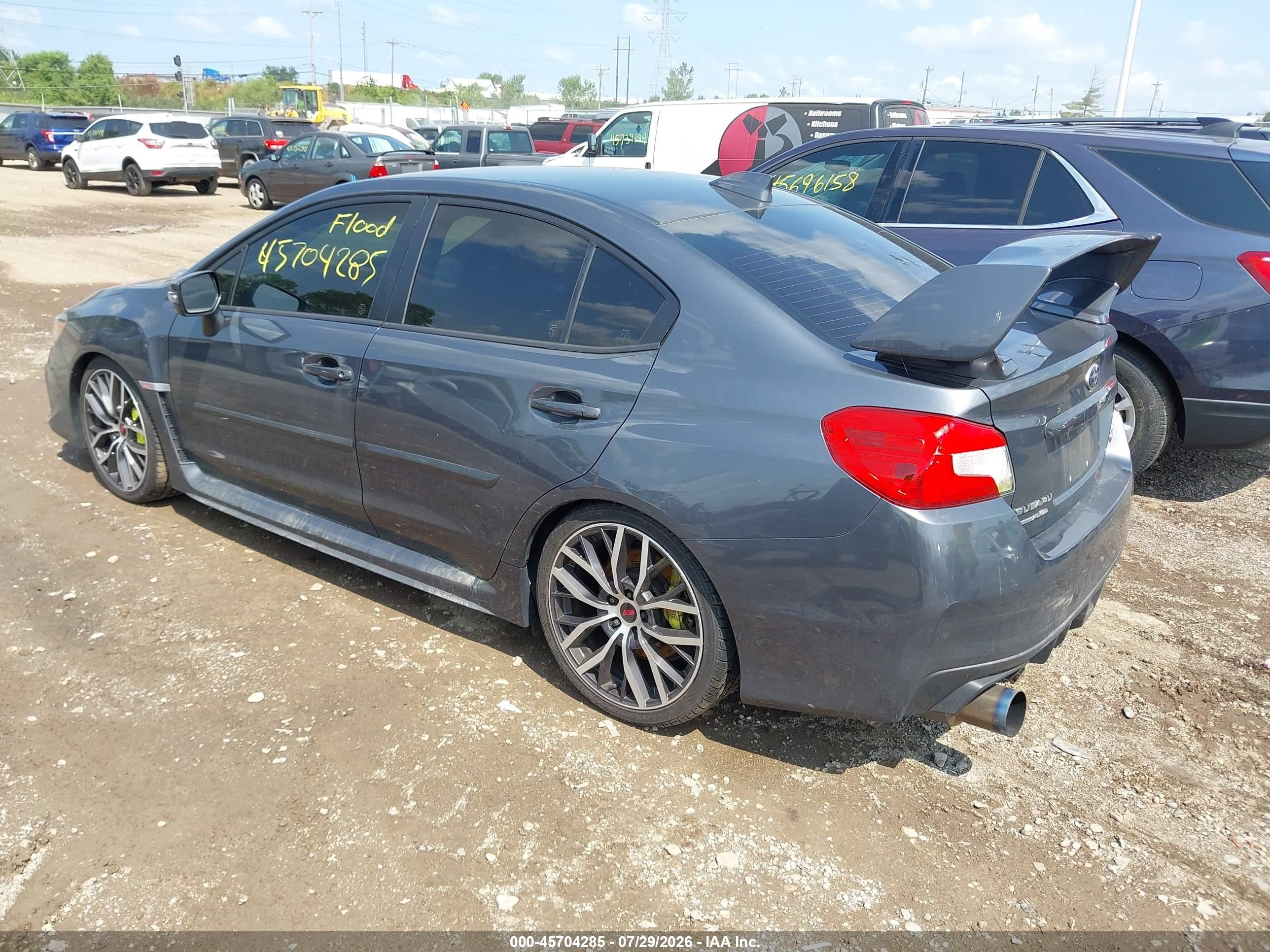 2021 Subaru WRX VIN JF1VA2S62M9807837 IAAI salvage auction — Water/Flood, Salvage (Ohio), sold $7,500 on 2026-10-08 (photo 3)