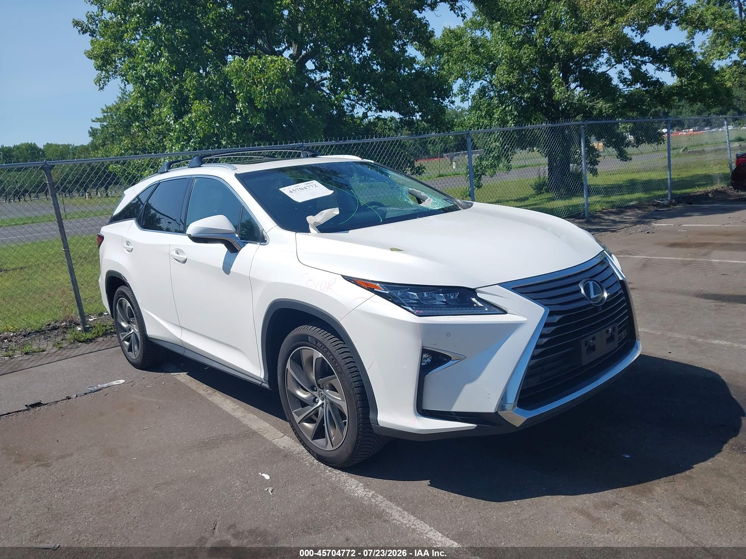 2018 Lexus RX 350L VIN JTJDZKCA9J2010164 — IAAI salvage auction photo