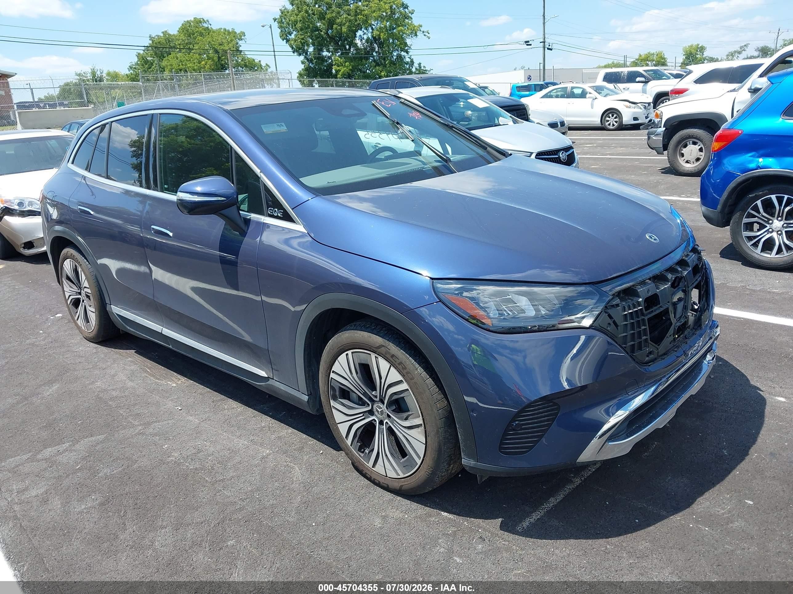 2023 Mercedes-Benz EQE VIN 4JGGM1CB1PA038343 — IAAI salvage auction photo