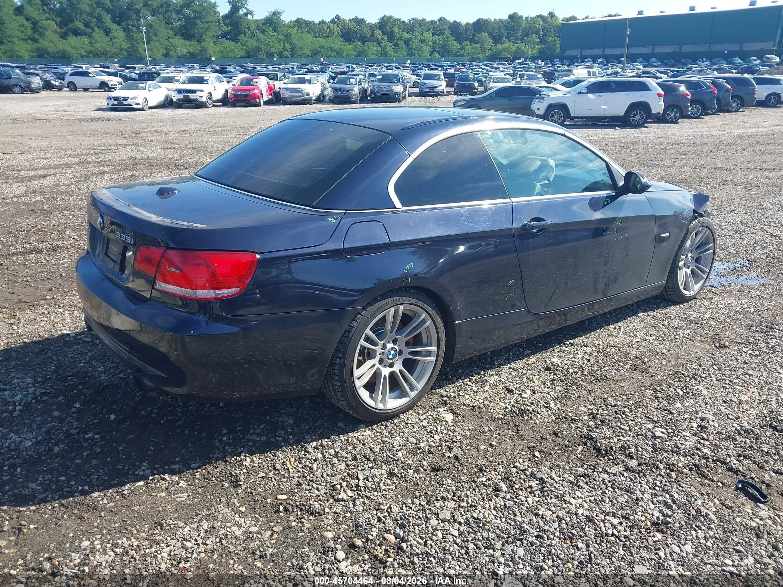 2009 BMW 3 series VIN WBAWL73539P473409 IAAI salvage auction — Front End, Salvage (Pennsylvania), sold $900 on 2026-09-09 (photo 4)