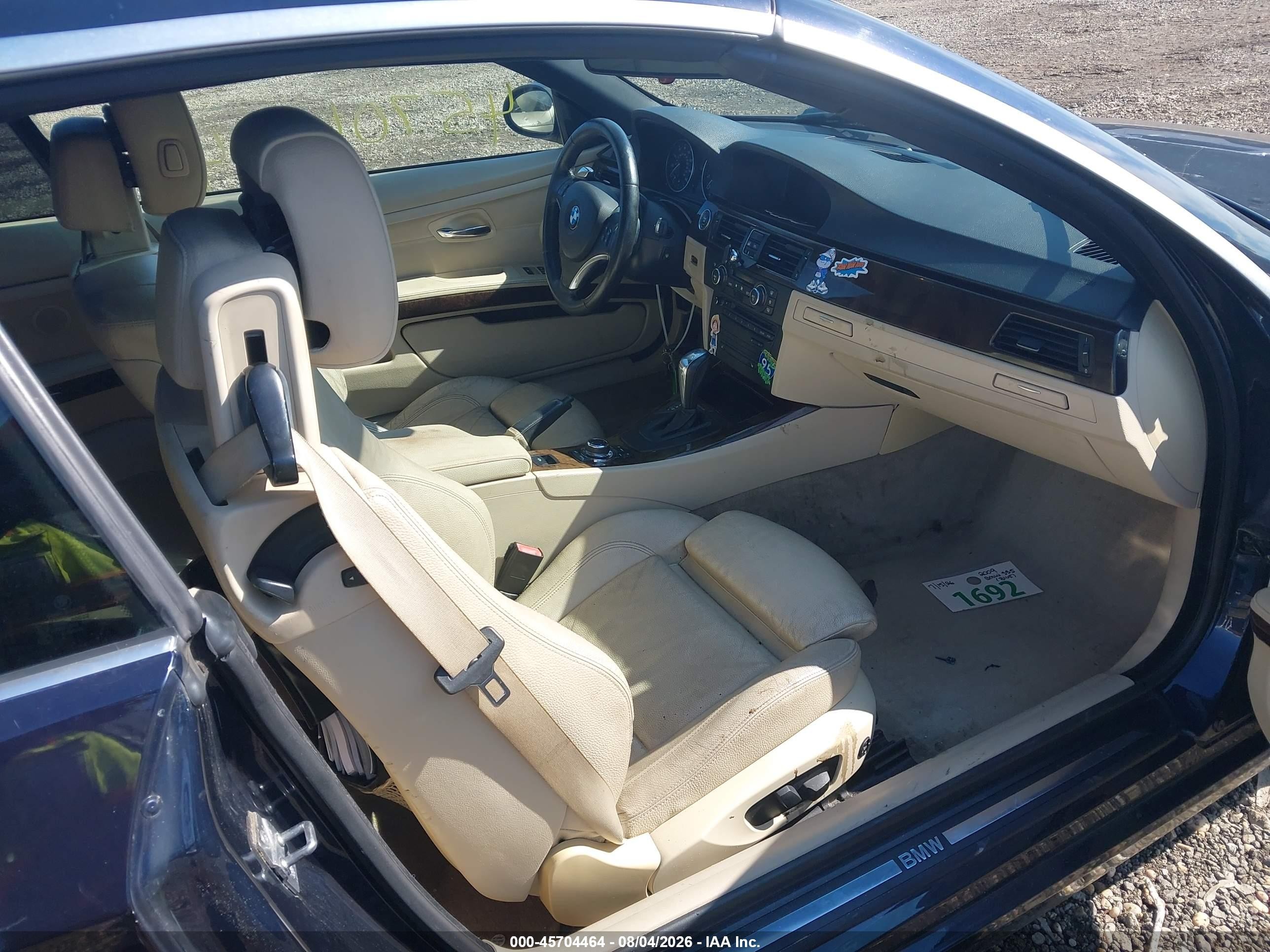 2009 BMW 3 series VIN WBAWL73539P473409 IAAI salvage auction — Front End, Salvage (Pennsylvania), sold $900 on 2026-09-09 (photo 5)