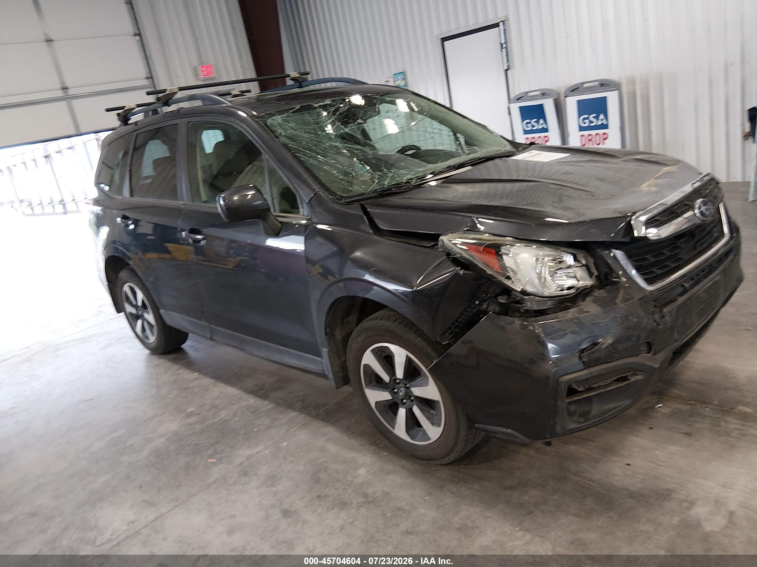 2018 Subaru Forester VIN JF2SJAEC3JH472471 IAAI salvage auction — Front End, Salvage (Idaho), sold $1,300 on 2026-09-14 (photo 1)