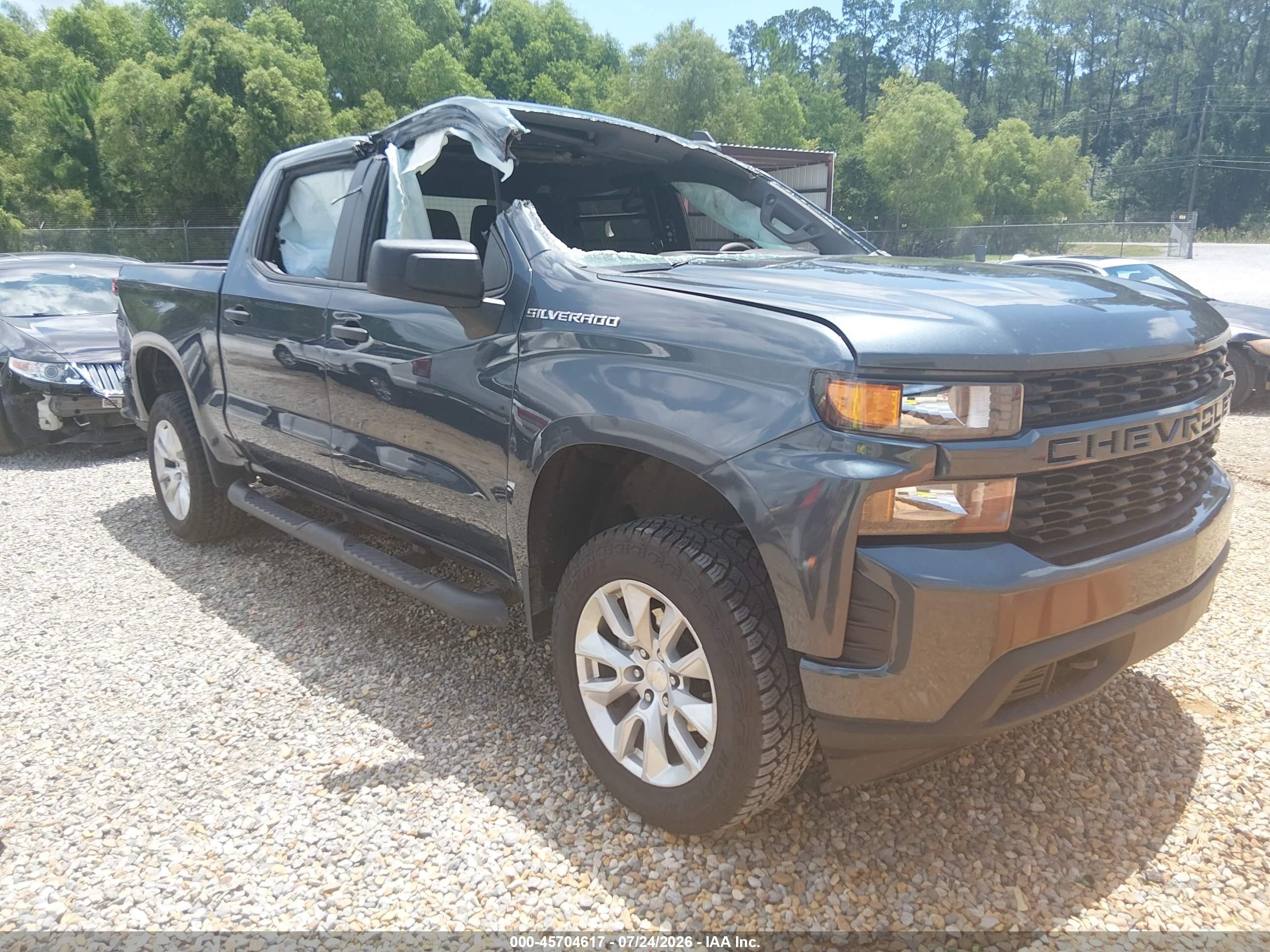 2021 Chevrolet Silverado 1500 VIN 1GCPWBEF3MZ116039 — IAAI salvage auction photo