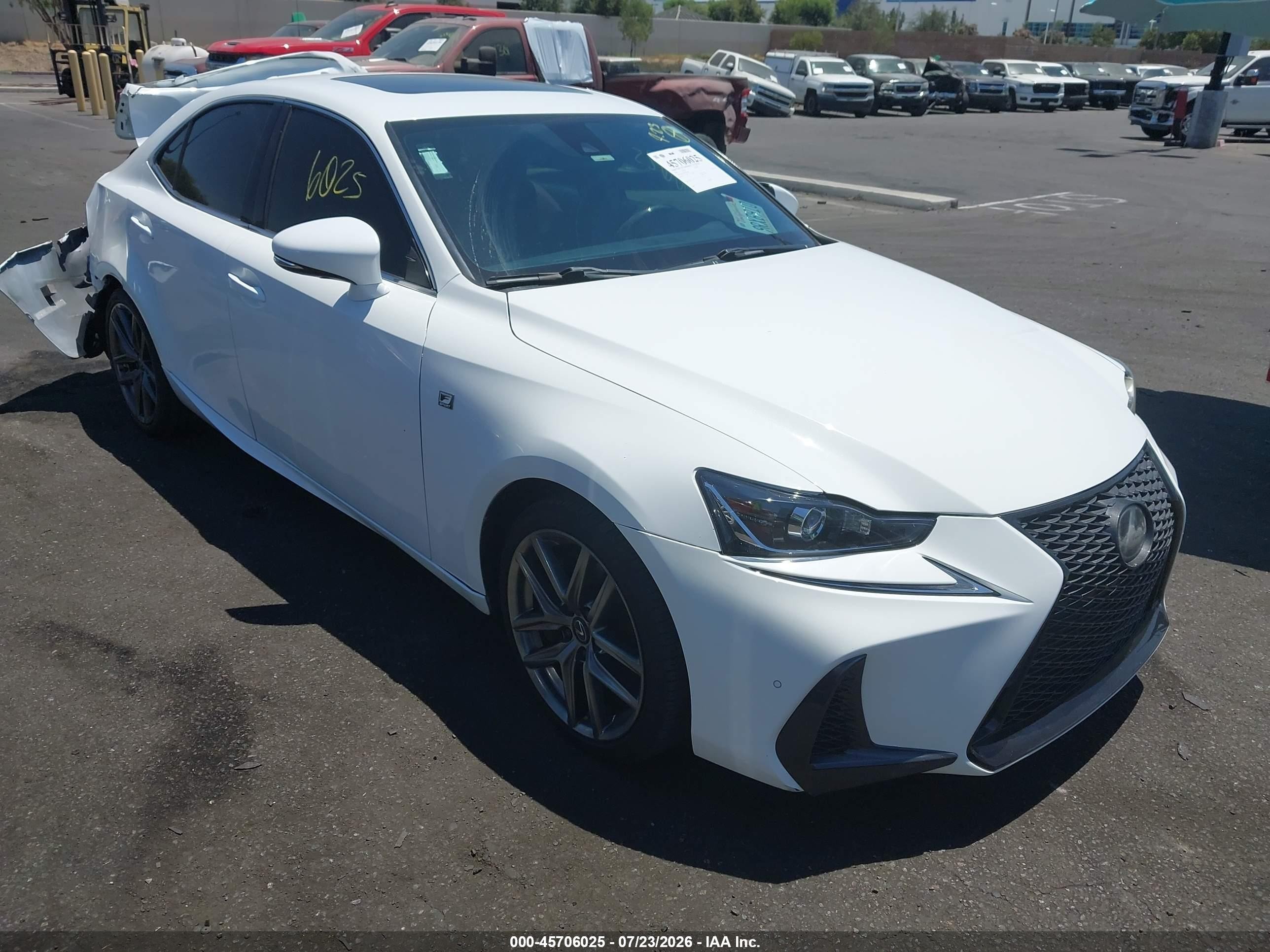 2019 Lexus IS 300 VIN JTHBA1D24K5100498 — IAAI salvage auction photo